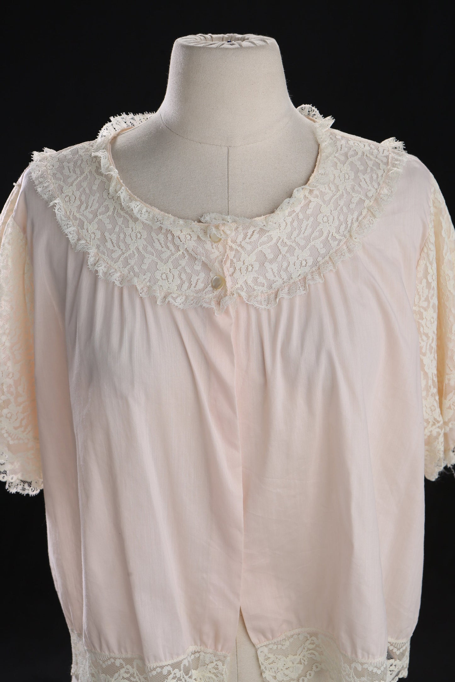 Vintage Nightgown Blouse - Era 1960s - 1970s
