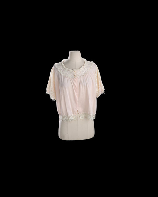 Vintage Nightgown Blouse - Era 1960s - 1970s