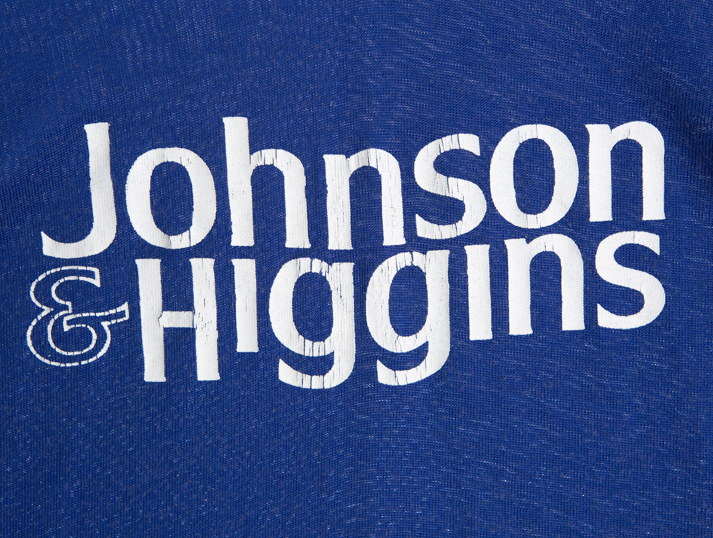 Vintage Jersey with Johnson Higgins Print