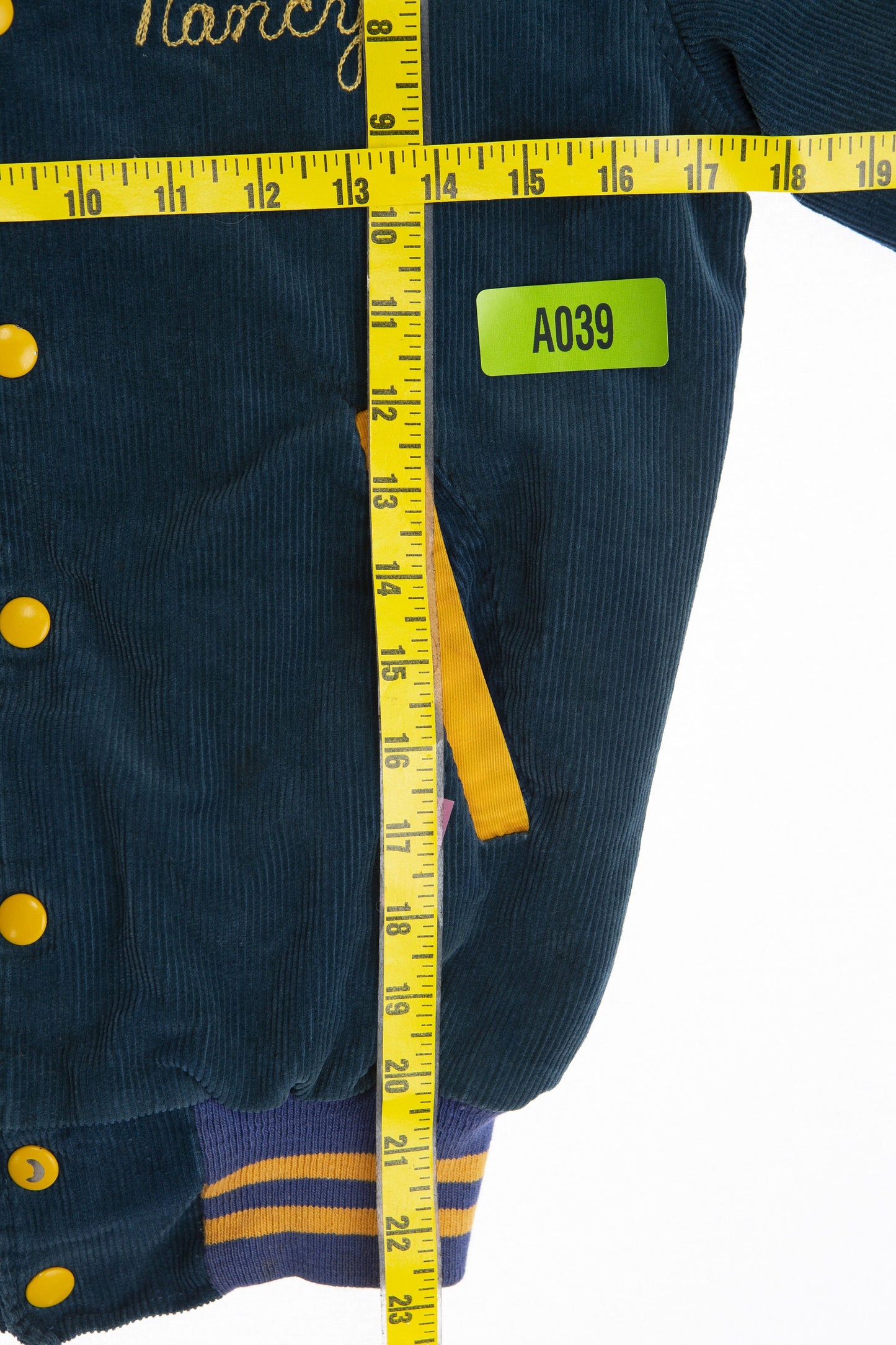 Vintage Varsity Jacket with Belmont Back Embroidered Letters by Dick Fischer