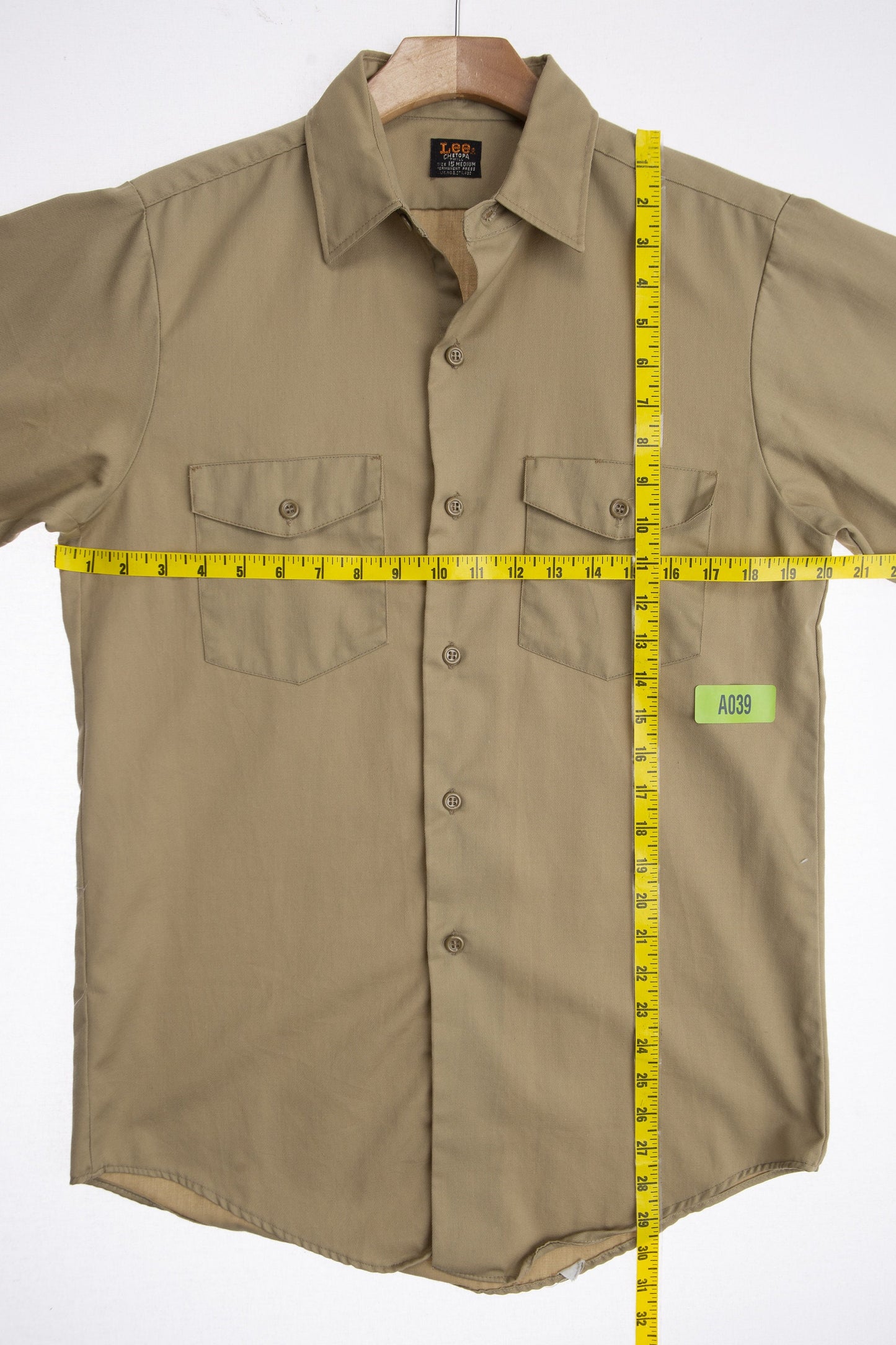Vintage Lee Chetopa Twill Cotton Work Shirt