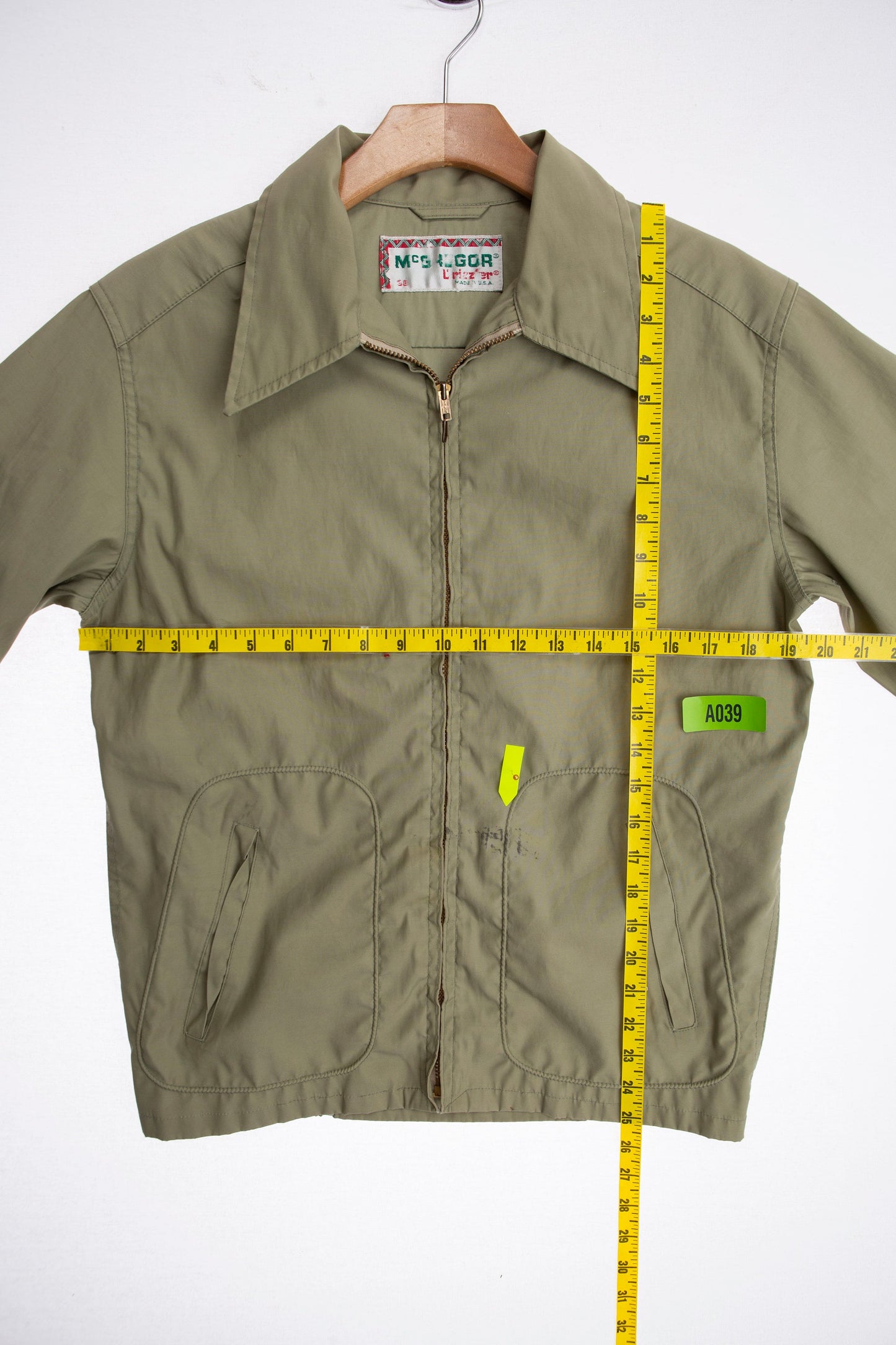 Vintage McGregor Men's Casual Green Jacket
