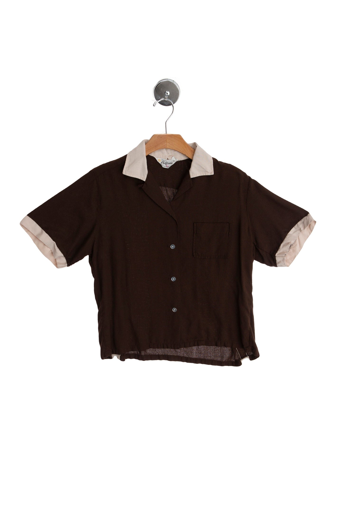 Vintage Women Bowling Top by California Label - Era 1940s - 1950s