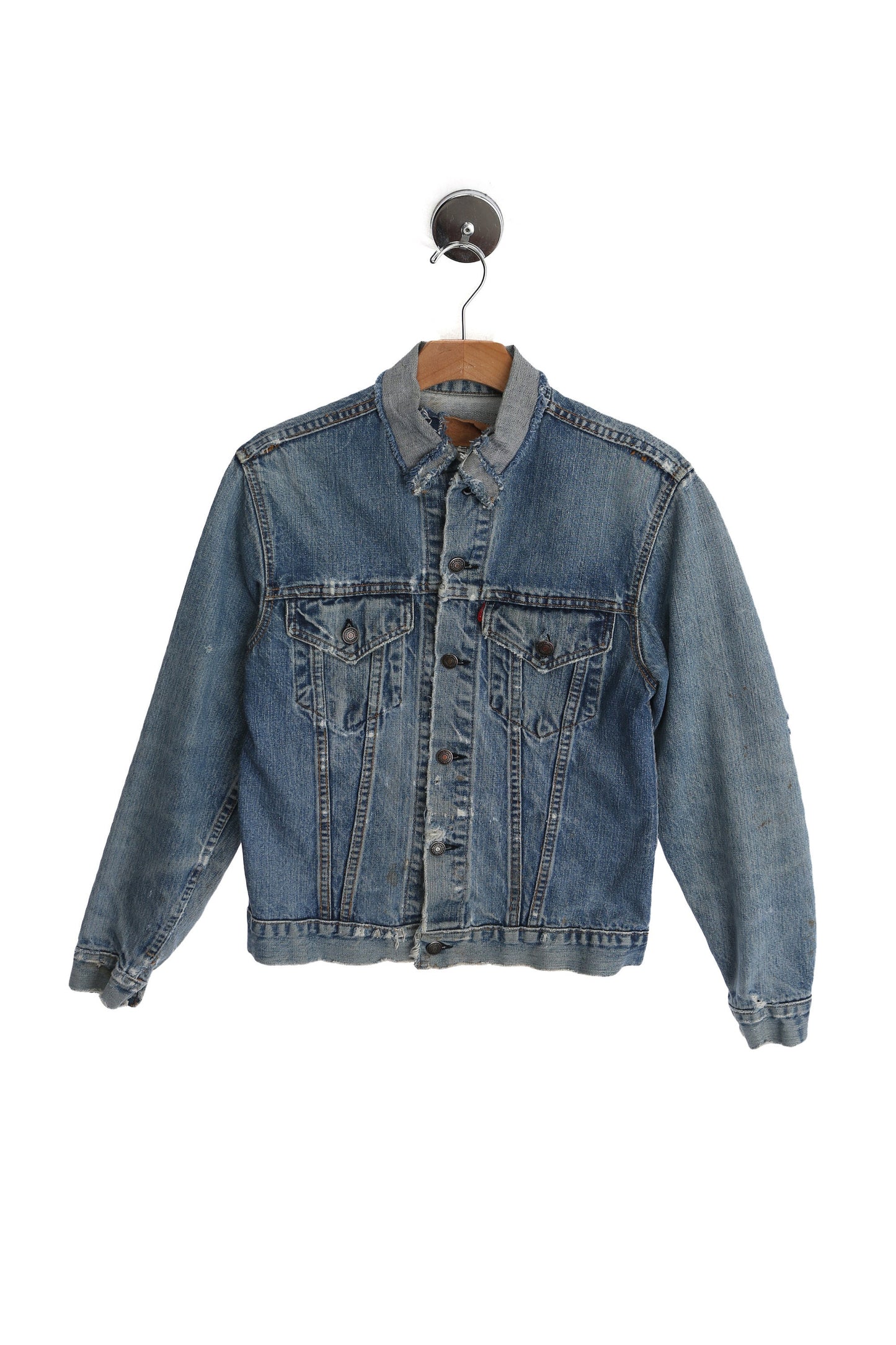 Vintage Levi's Distressed Denim Jacket - Era 1970s - 1980s