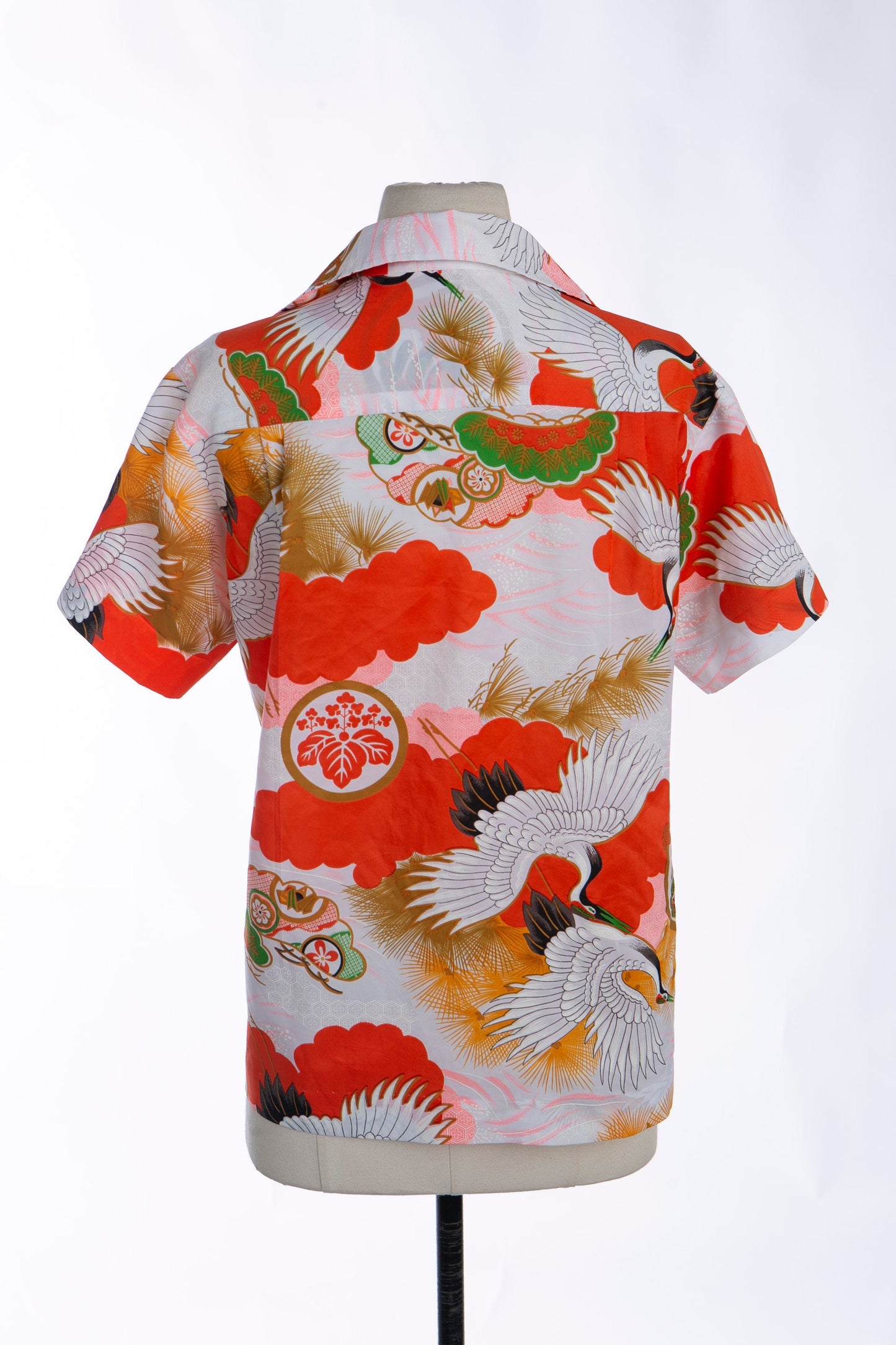 1970s Women Hawaiian Blouse