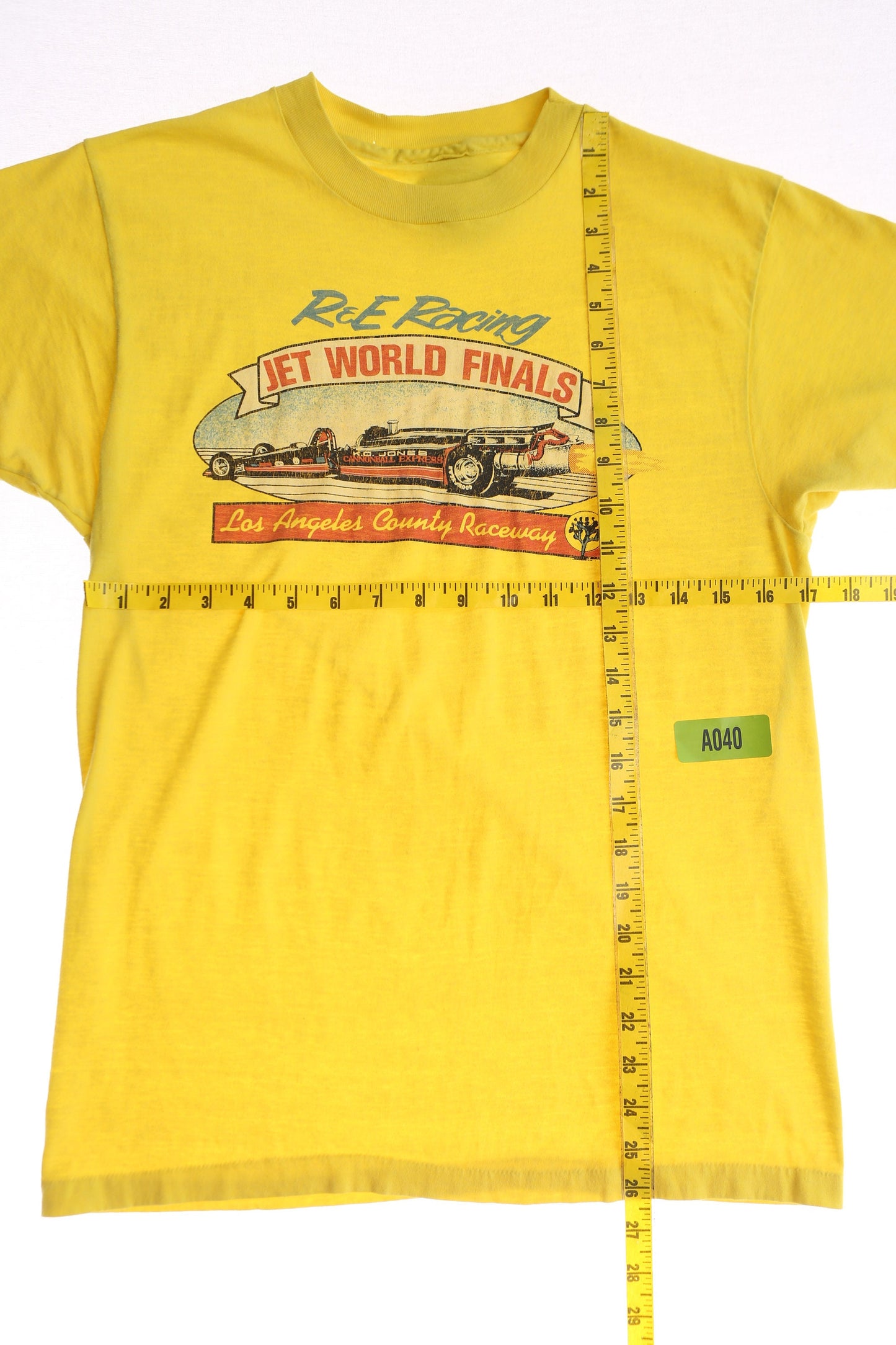 Jet World Finals Vintage Yellow Graphic T-shirt