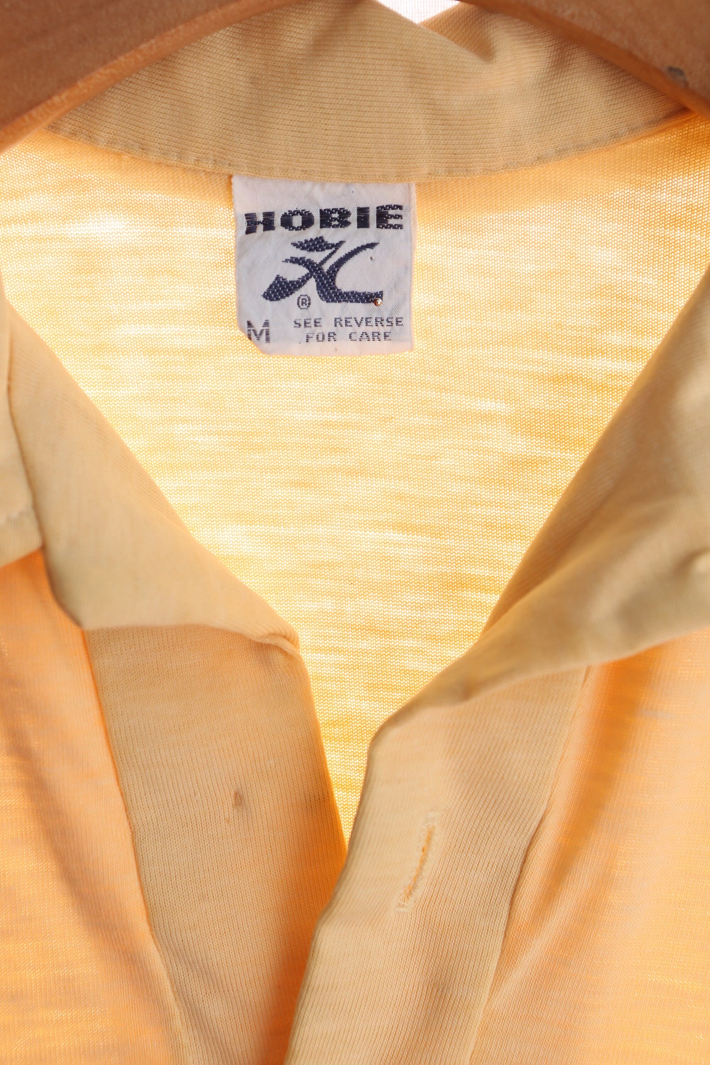 Vintage Polo Shirt - Yellow Beach Graphic T-shirt by Hobie