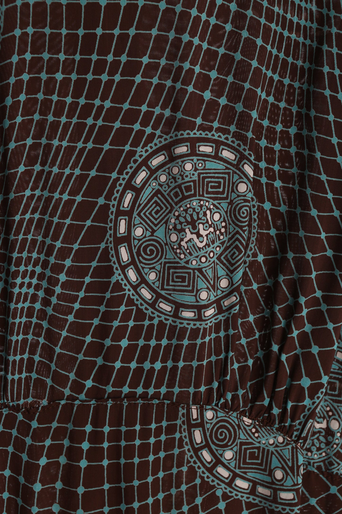 Vintage 1940s Brown Casual Dress