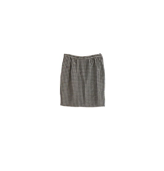 Vintage Women's Plaid Casual Pencil Skirt