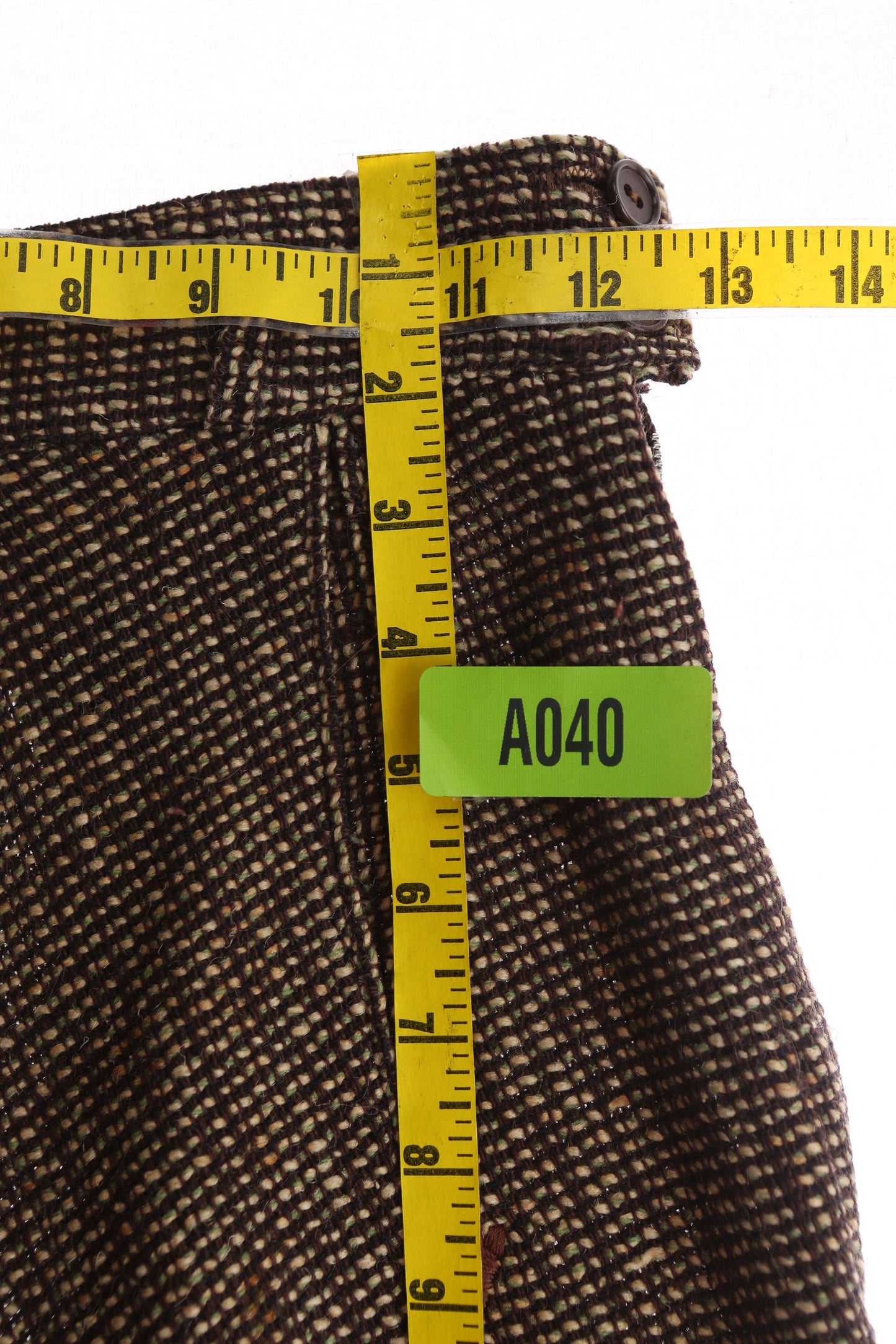 Vintage 1940's Women Brown Casual Skir