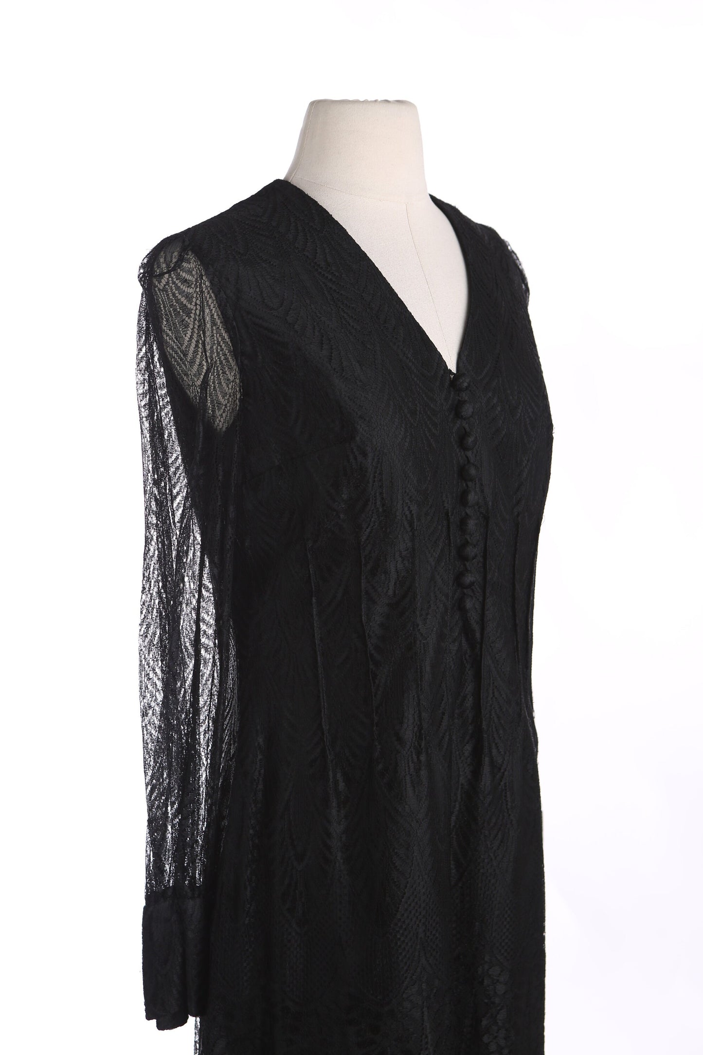 Vintage Women's Black Evening Dress