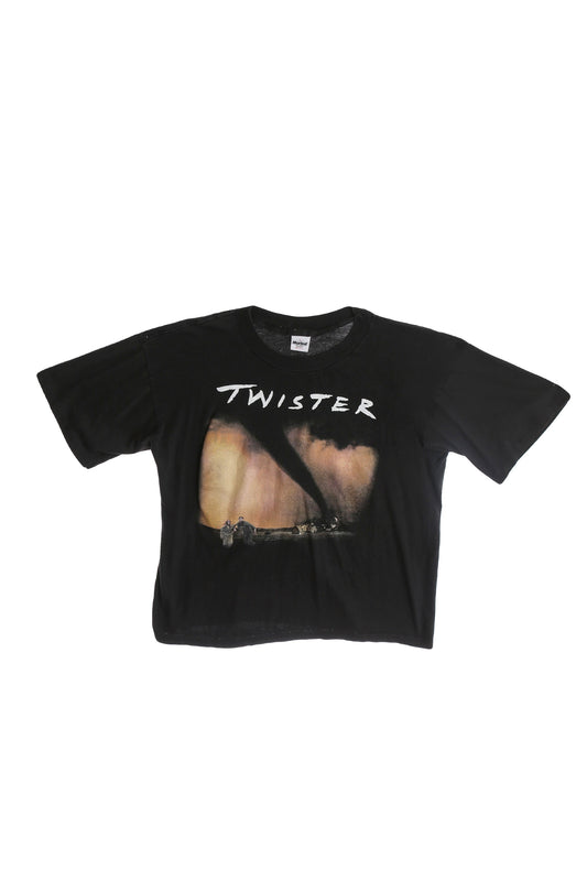 Twister Black Graphic T-shirt - Era 1990's - 2000's