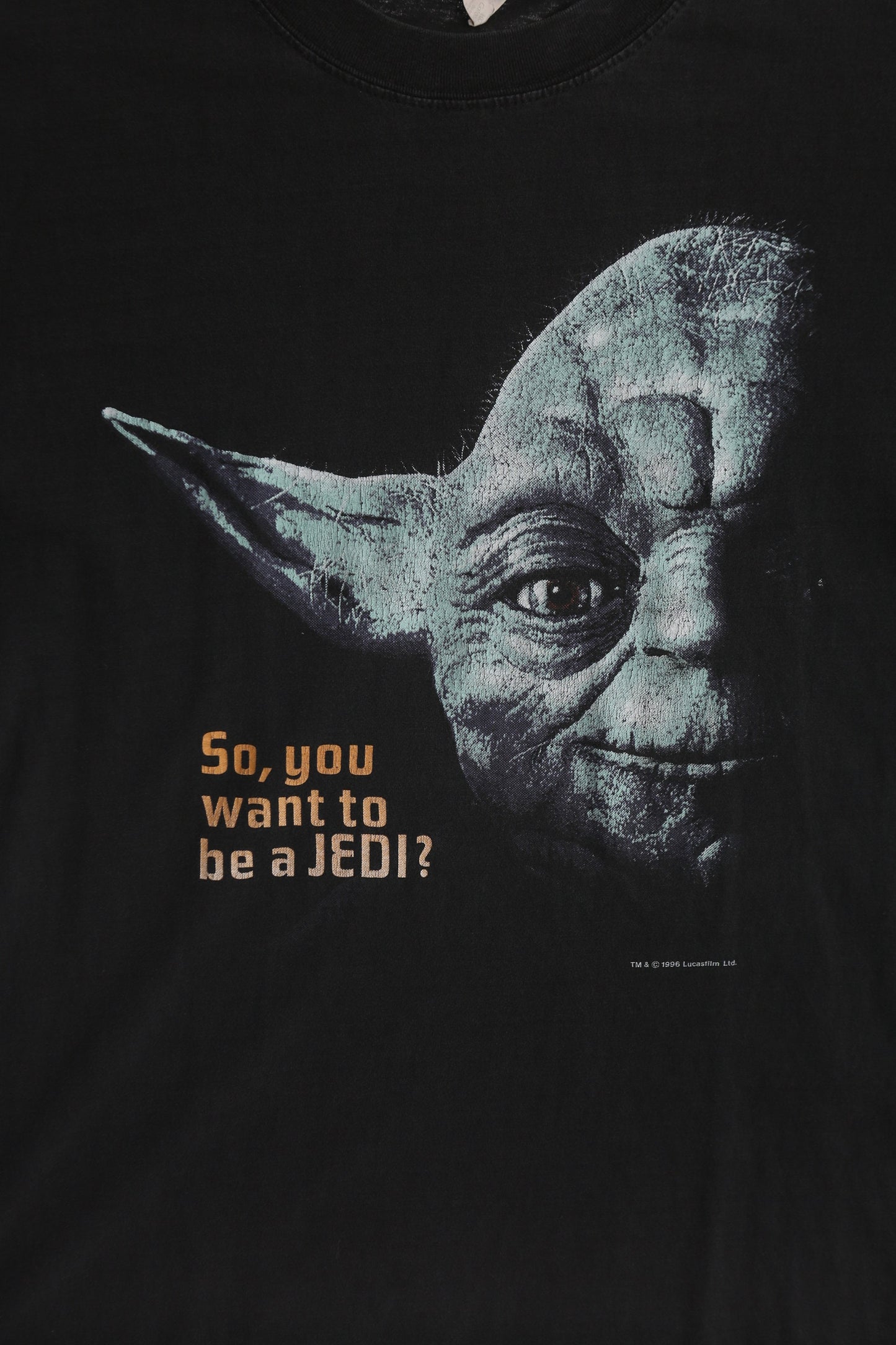 Vintage Joda Graphic T-shirt - So, you want to be Jedi? - Era 1990s