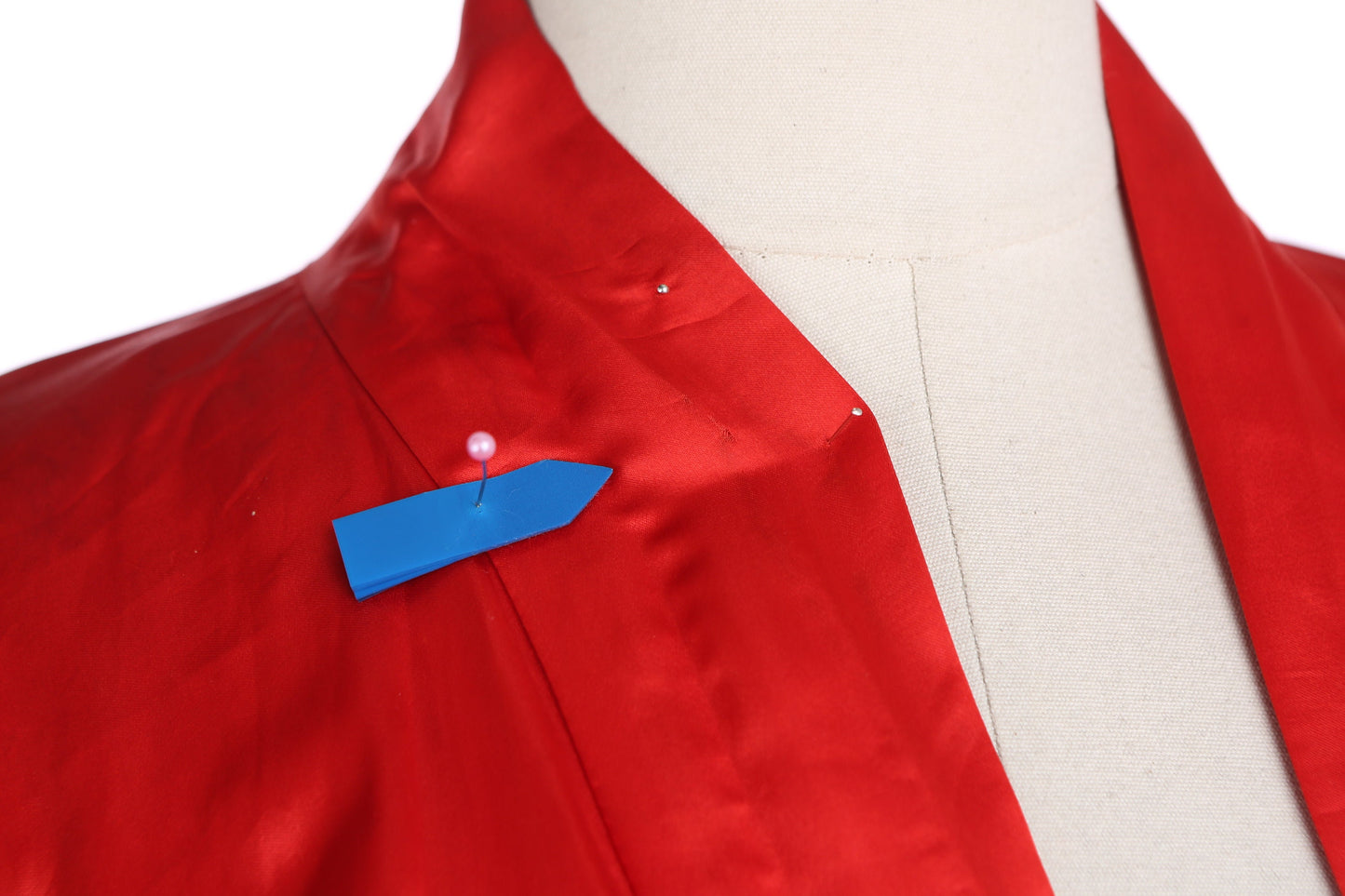 Vintage Red Chinese Embroidered Robe