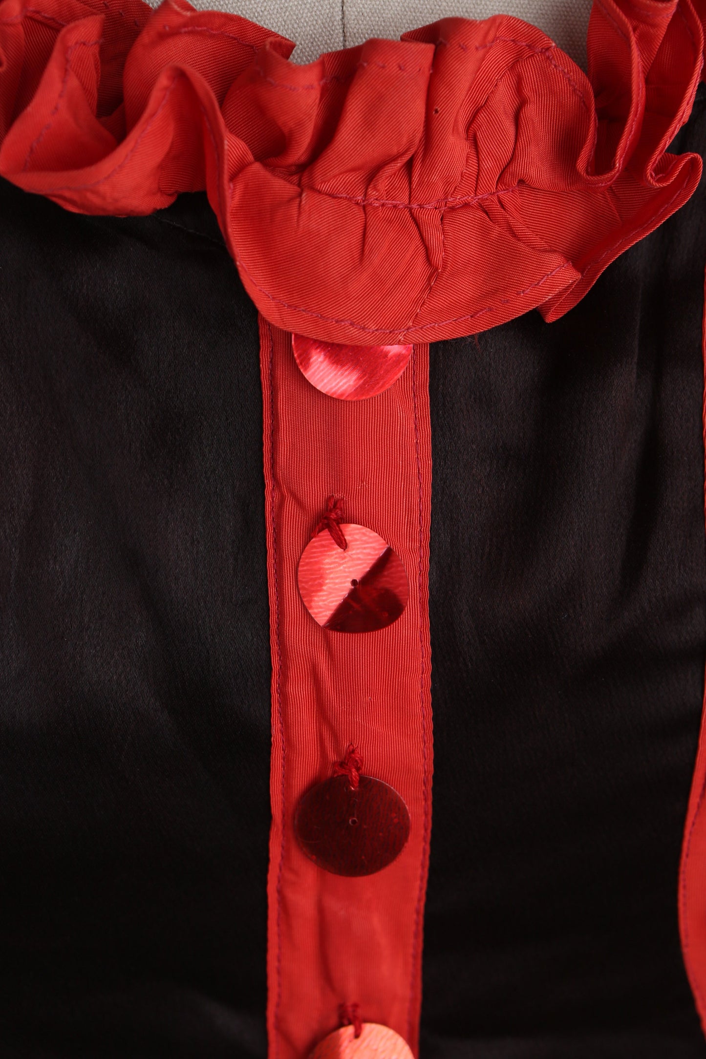 Vintage Costume Made Black Party Dress