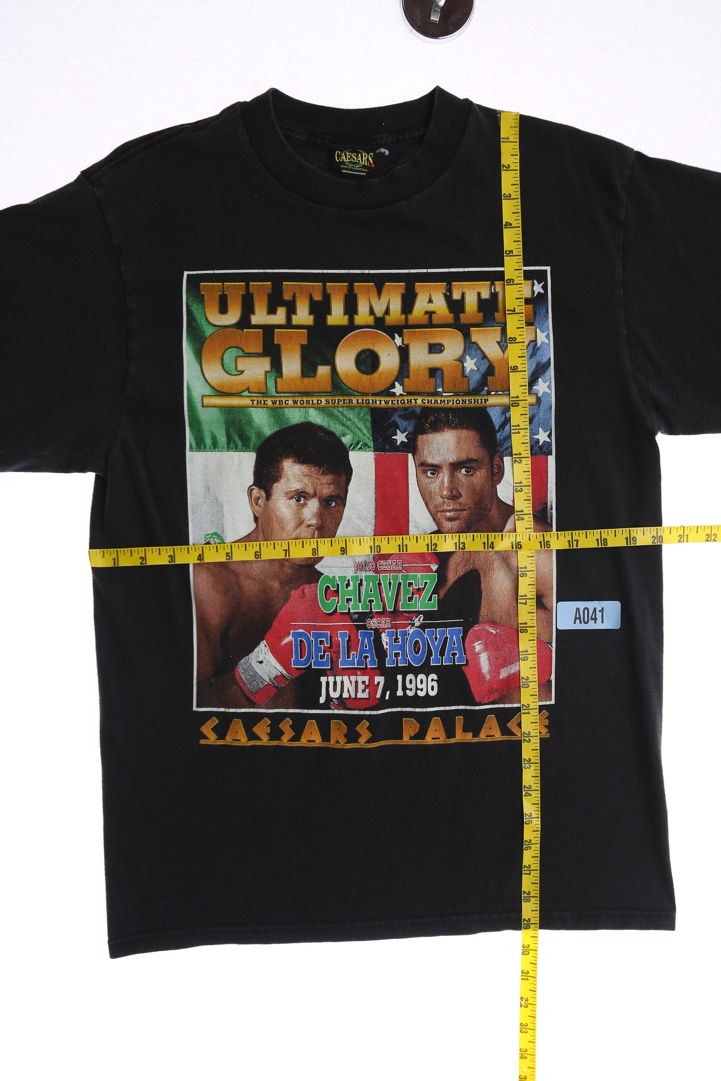 Ultimate Glory Chavez VS De La Hoya Cesars Palace Boxing Event Graphic T-shirt