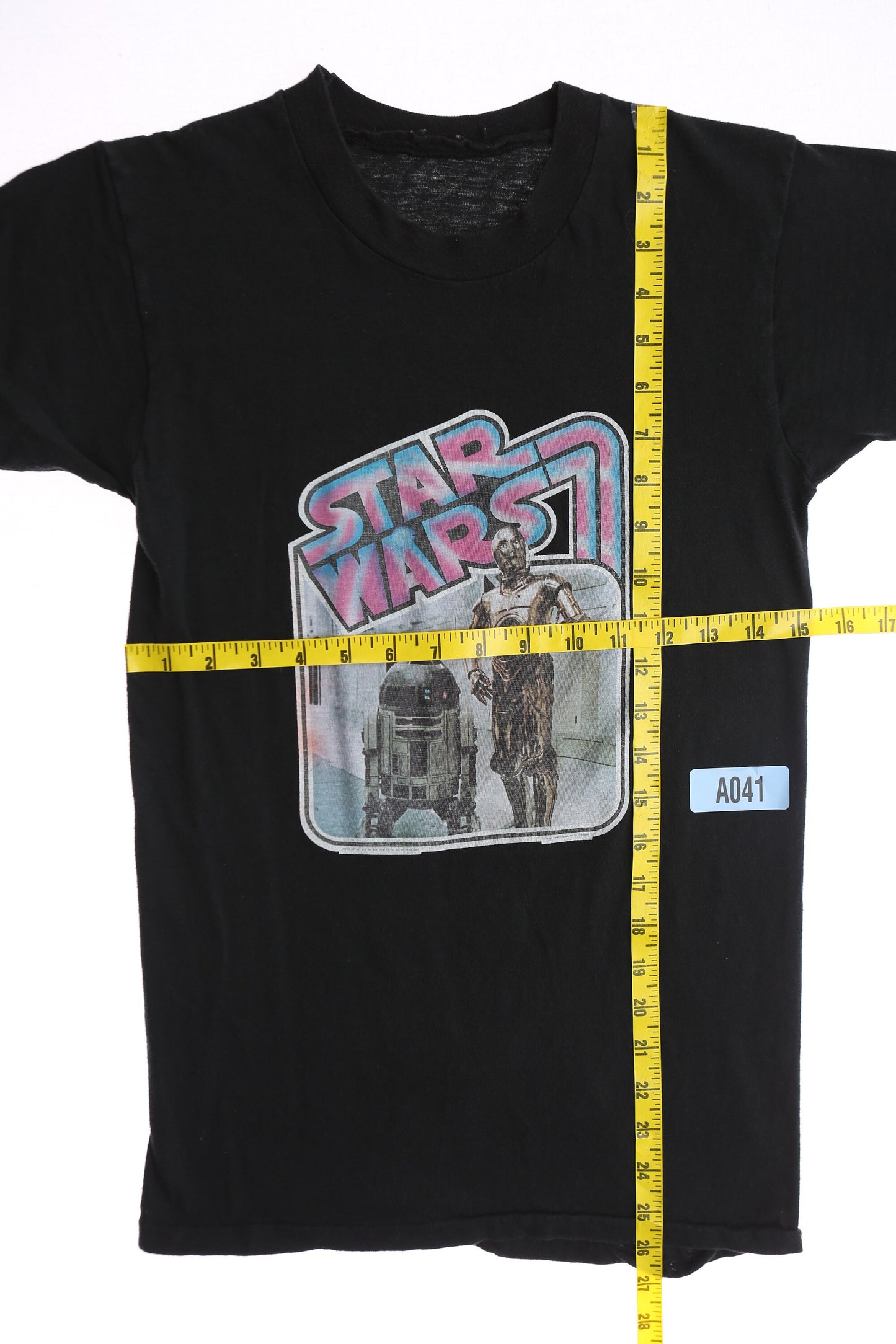 Vintage Iron Print Star Wars T-shirt - R2D2 and C-3PO