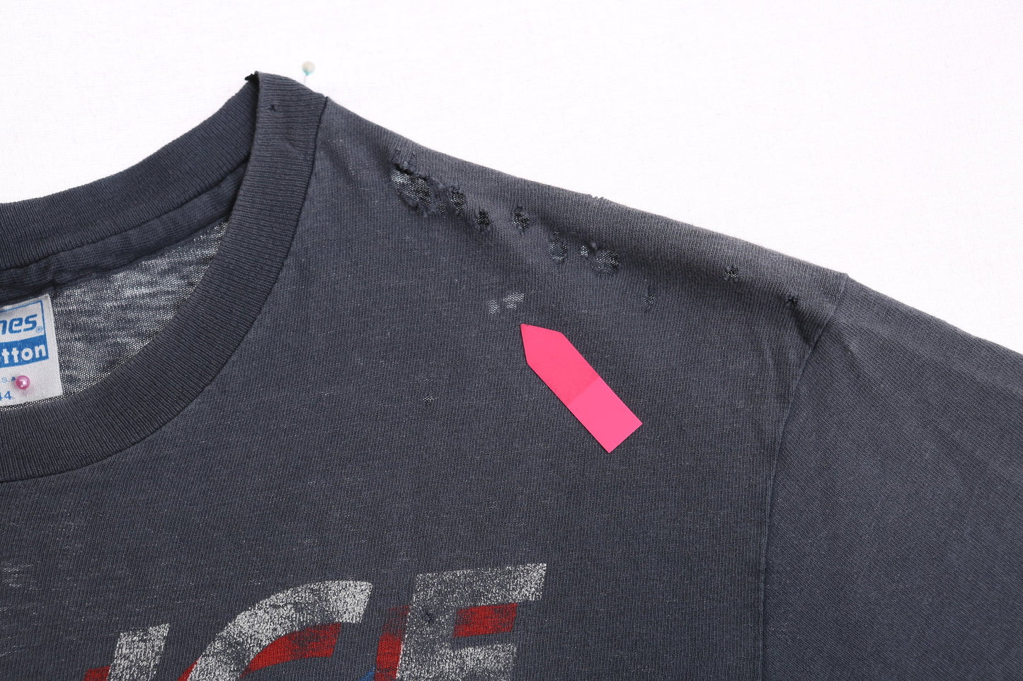 Vintage Police Rock Band Black Graphic T-shirt