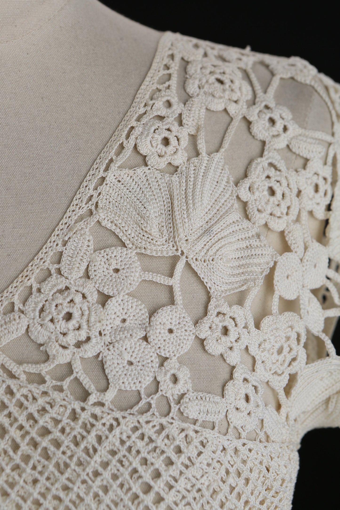 Vintage White Crochet Top