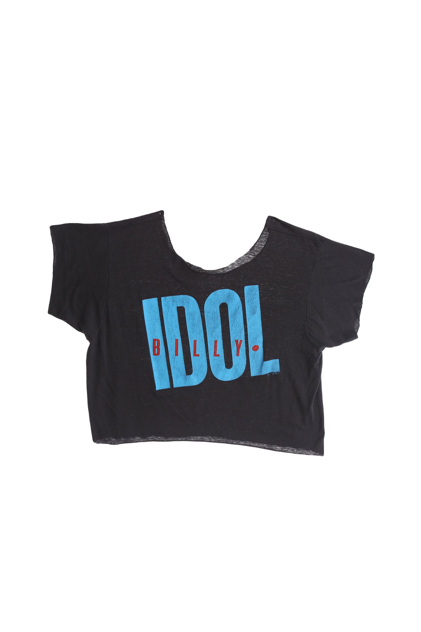 Billy Idol Vintage Cropped Graphic T-shirt