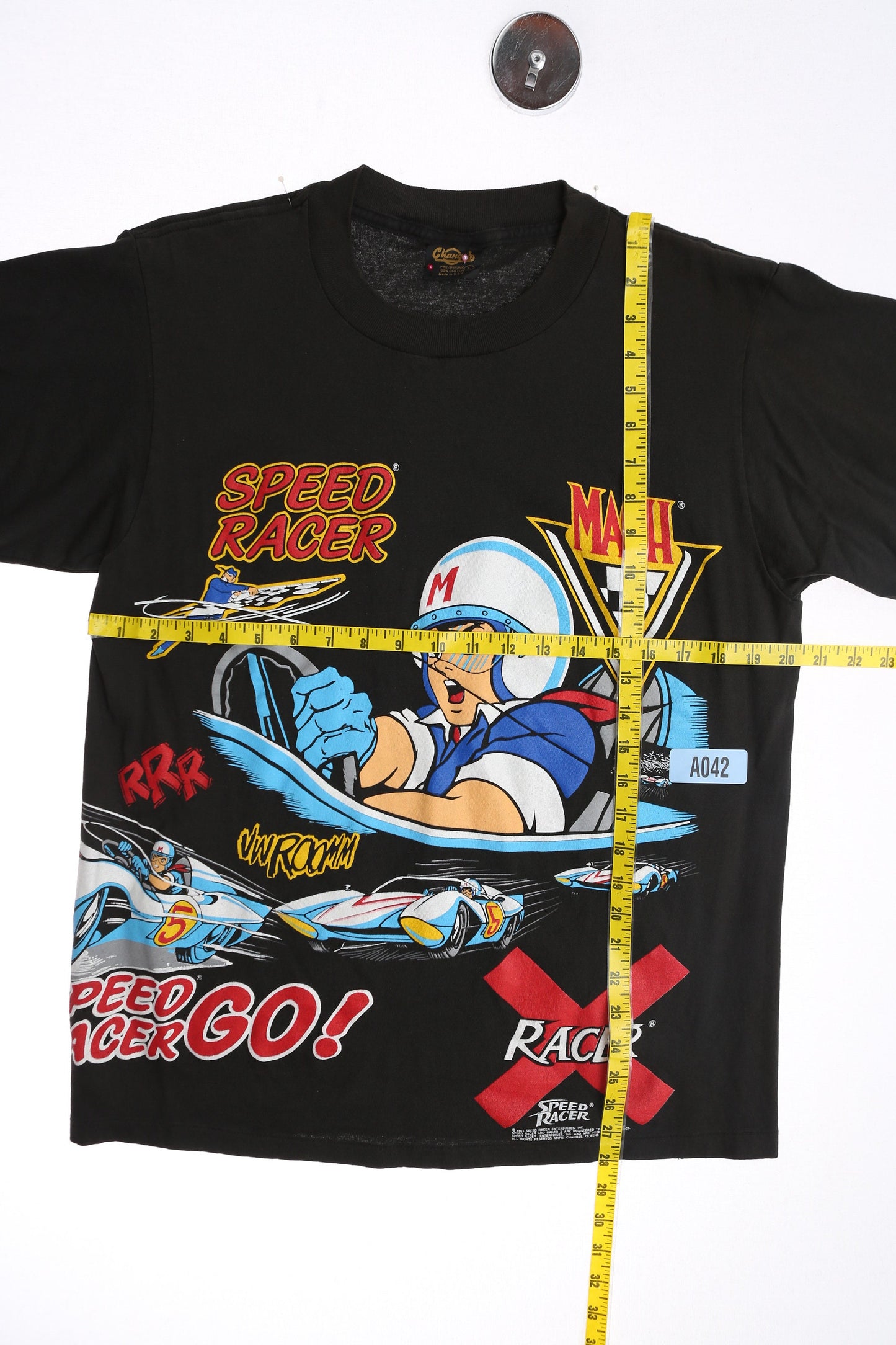Vintage Speed Racer Graphic T-shirt - Changes T-shirt Label