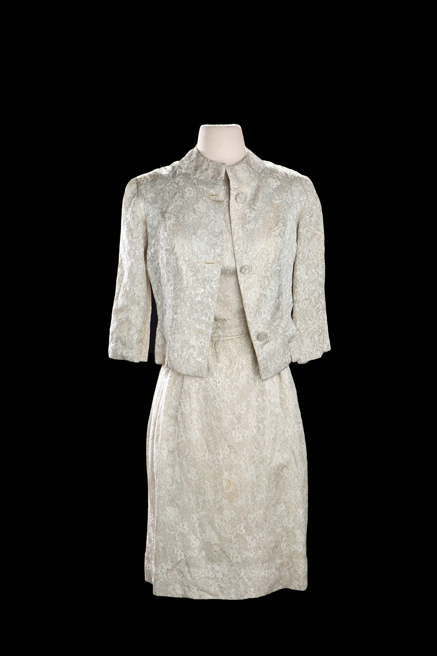 Vintage 1950's 2 Piece Women's Baroque Casual Set - Jacket and Dress