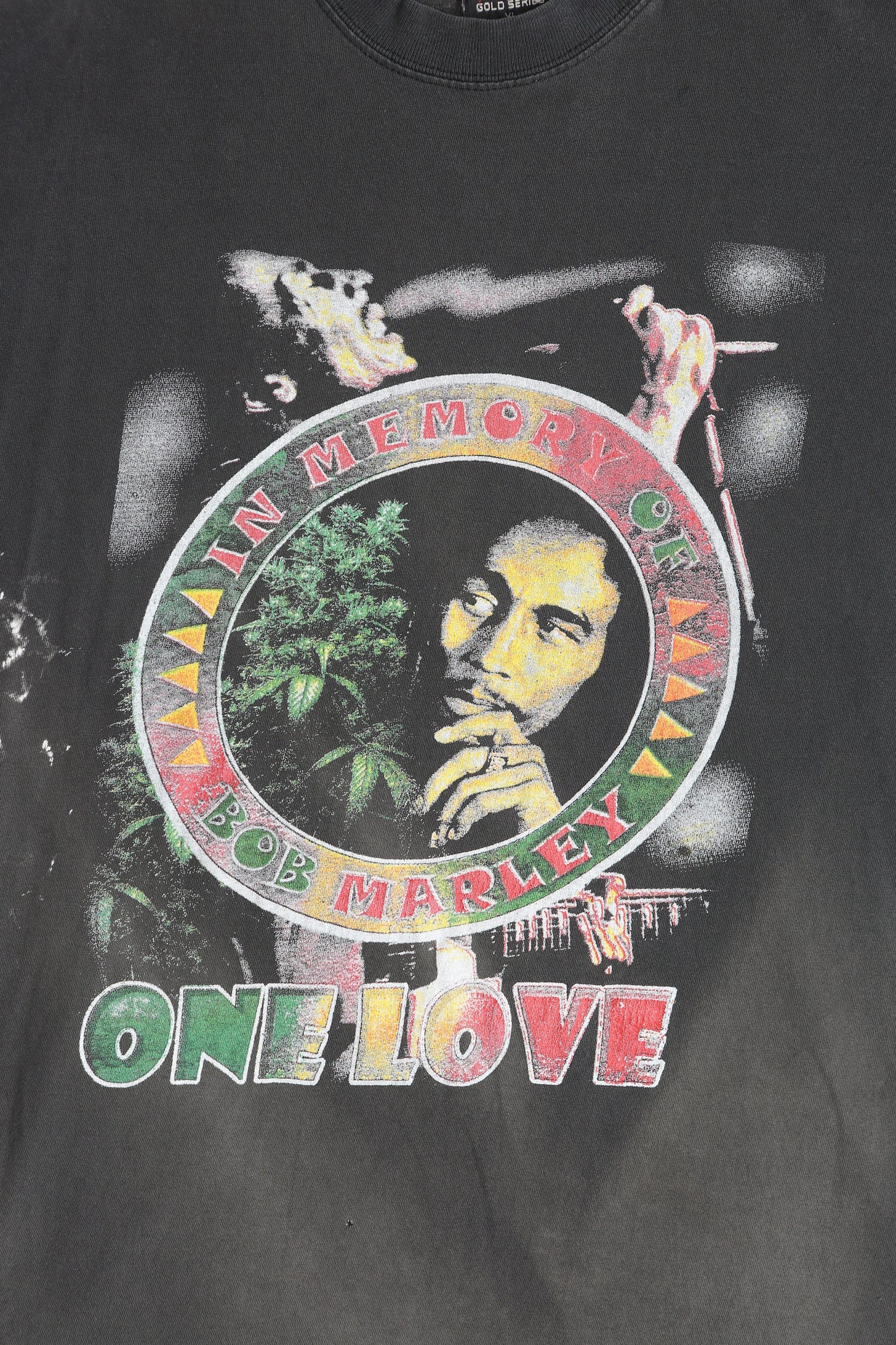 Vintage Bob Marley One Love Graphic T-shirt
