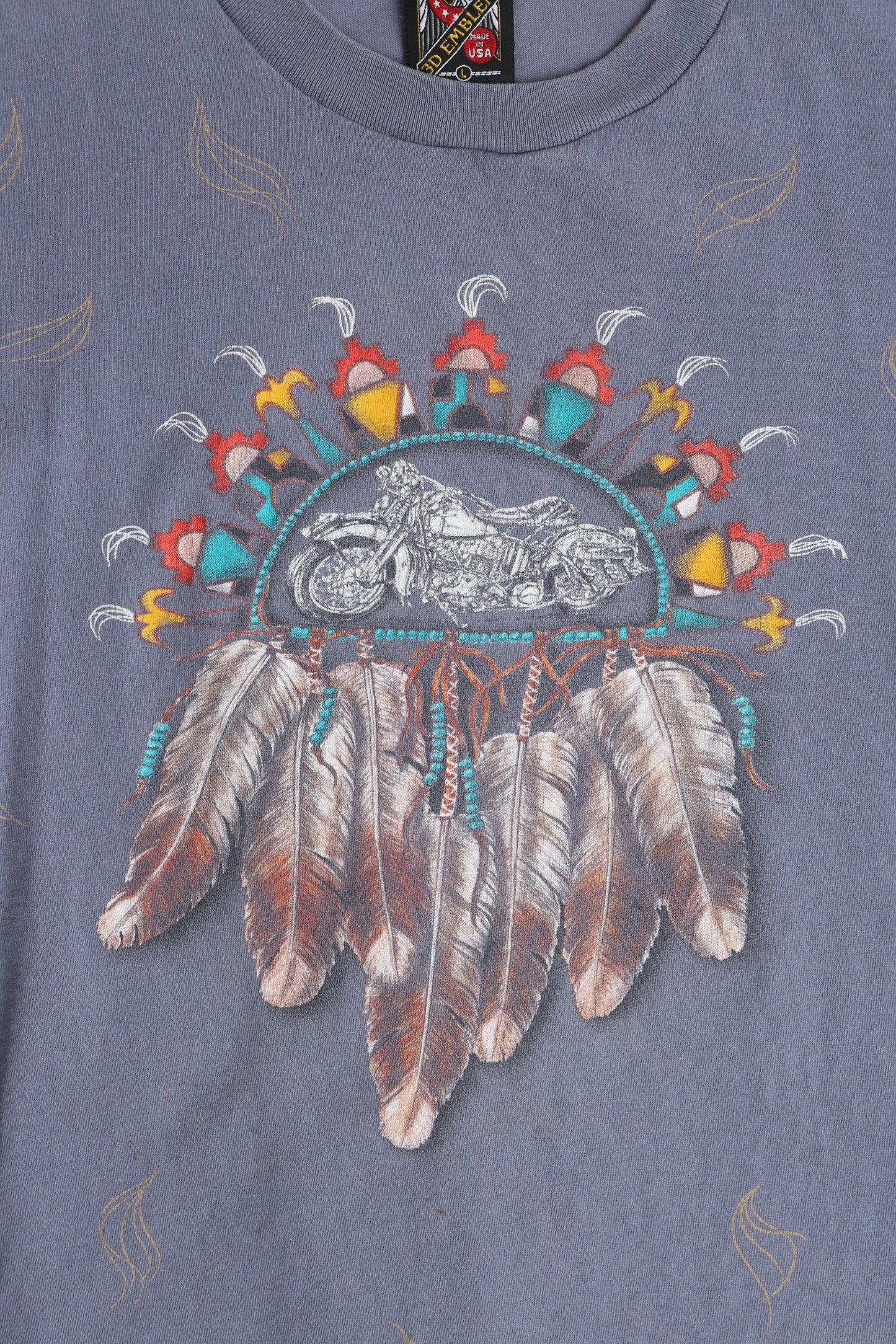 Vintage Motorcycle Graphic T-shirt