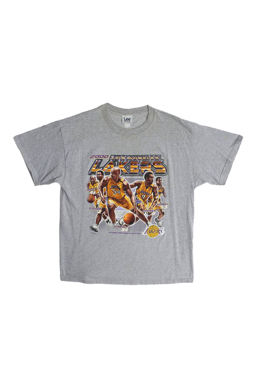 2000 Los Angeles Lakers Gray Graphic T-shirt