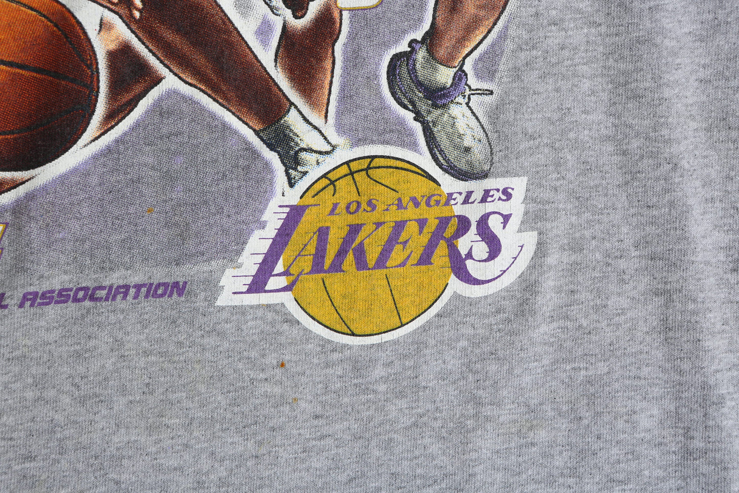 2000 Los Angeles Lakers Gray Graphic T-shirt