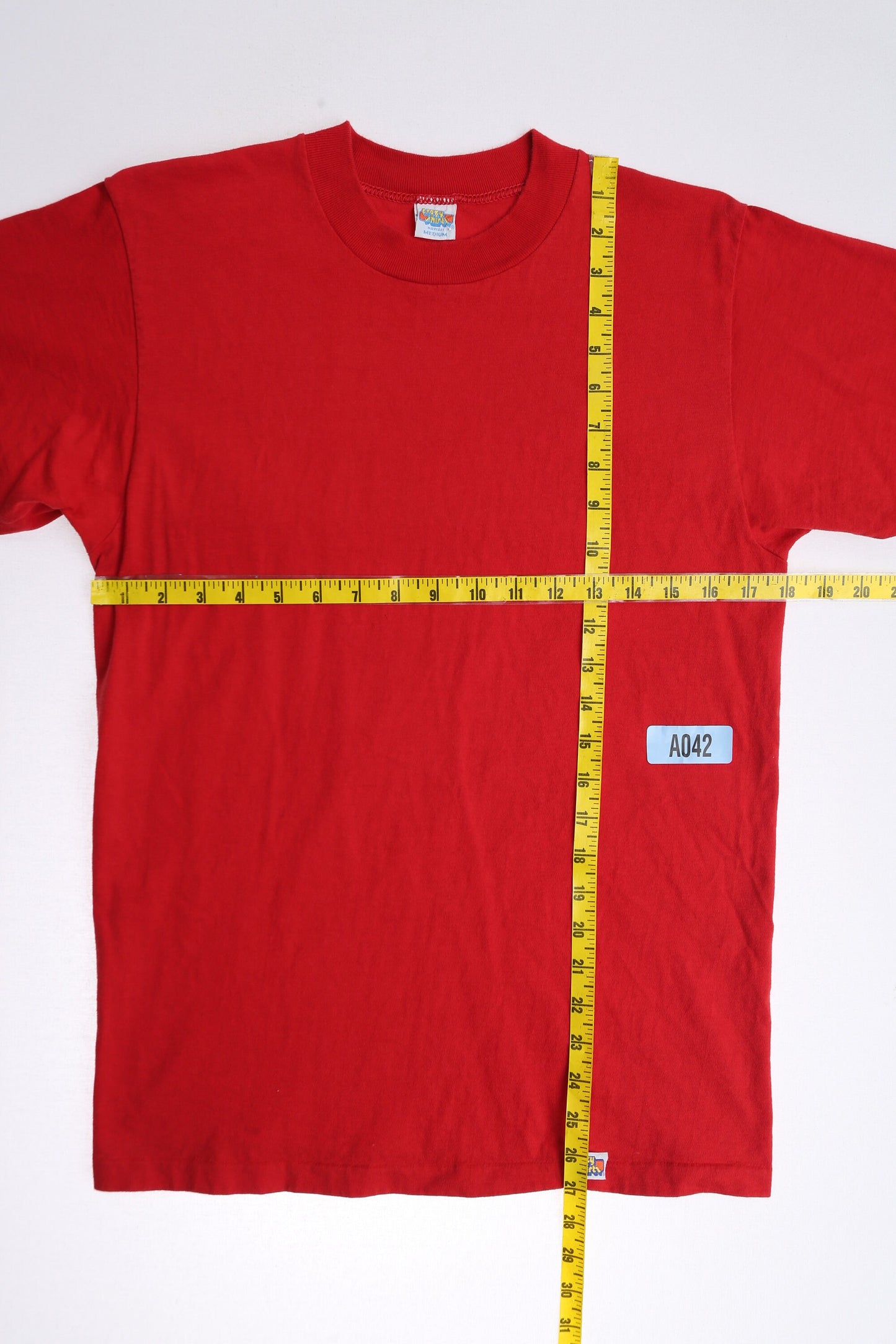 Vintage Crazy Shirt Red Graphic T-shirt - Windsock Lounge