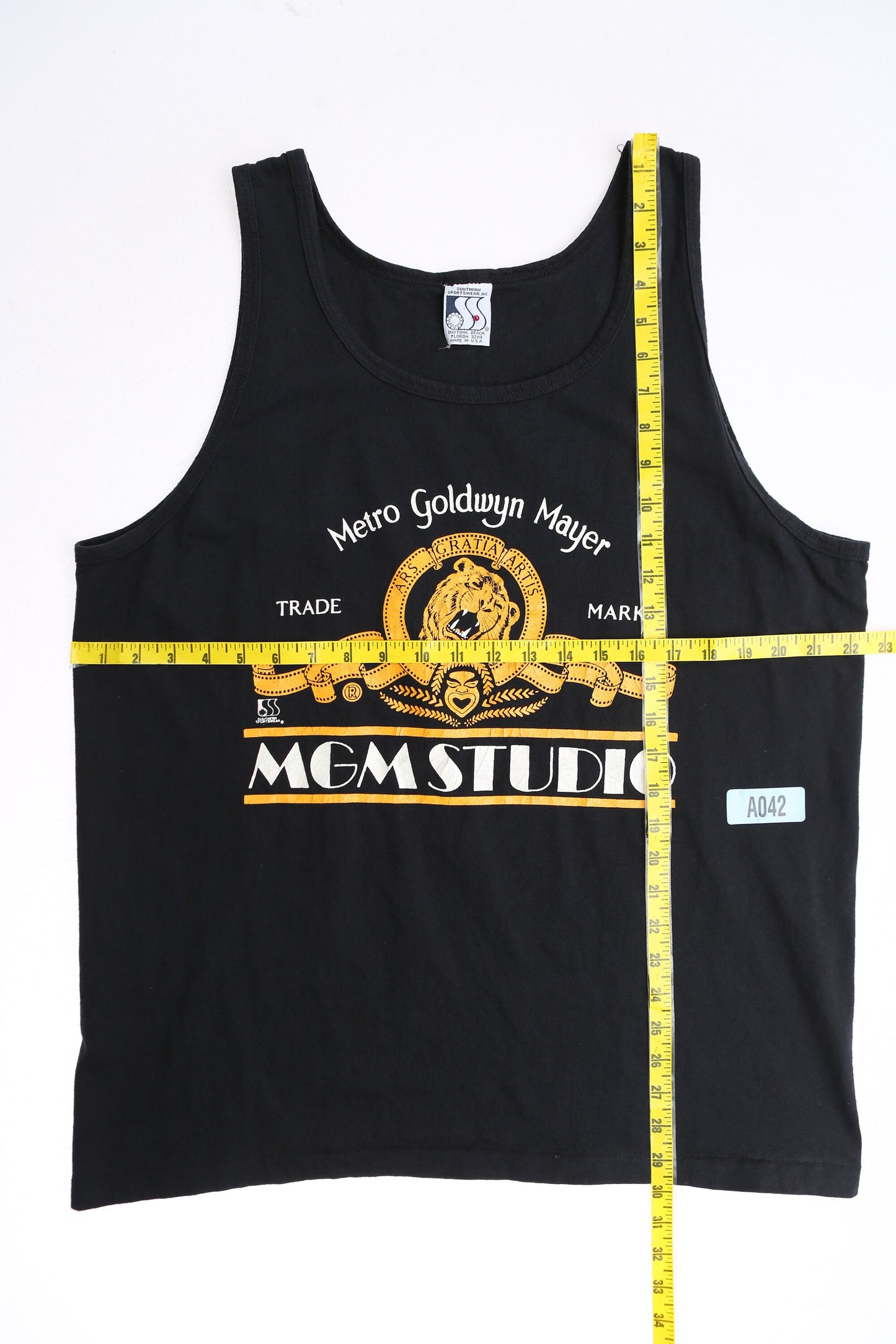 Vintage MGM Studio Black Graphic Tank Top