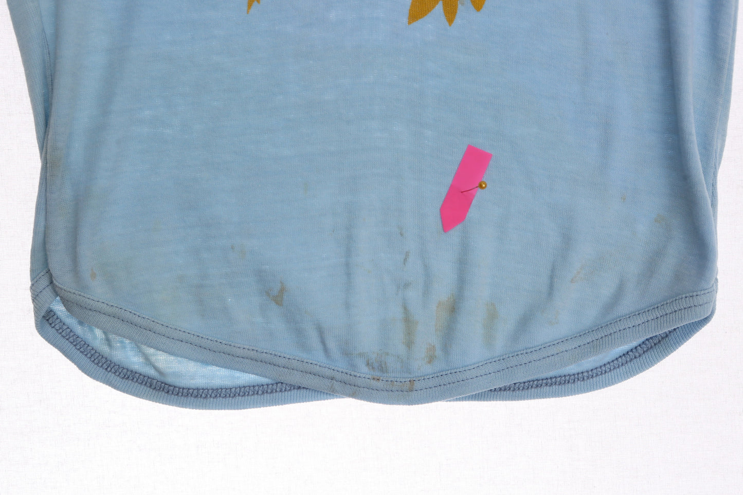 Vintage Op Blue Graphic Women's Top