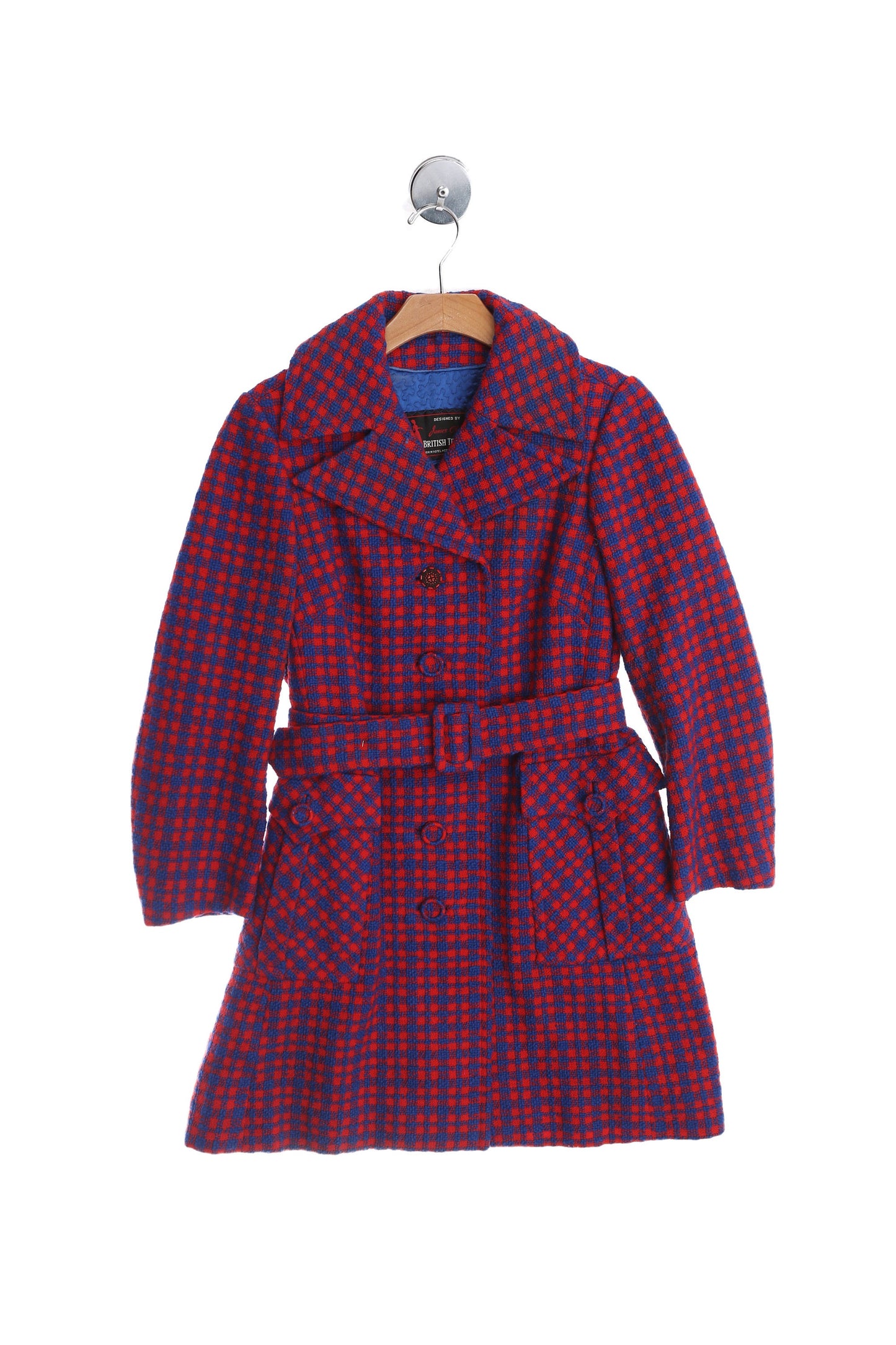 Vintage Women's Winter Plaid Coat by James Chen