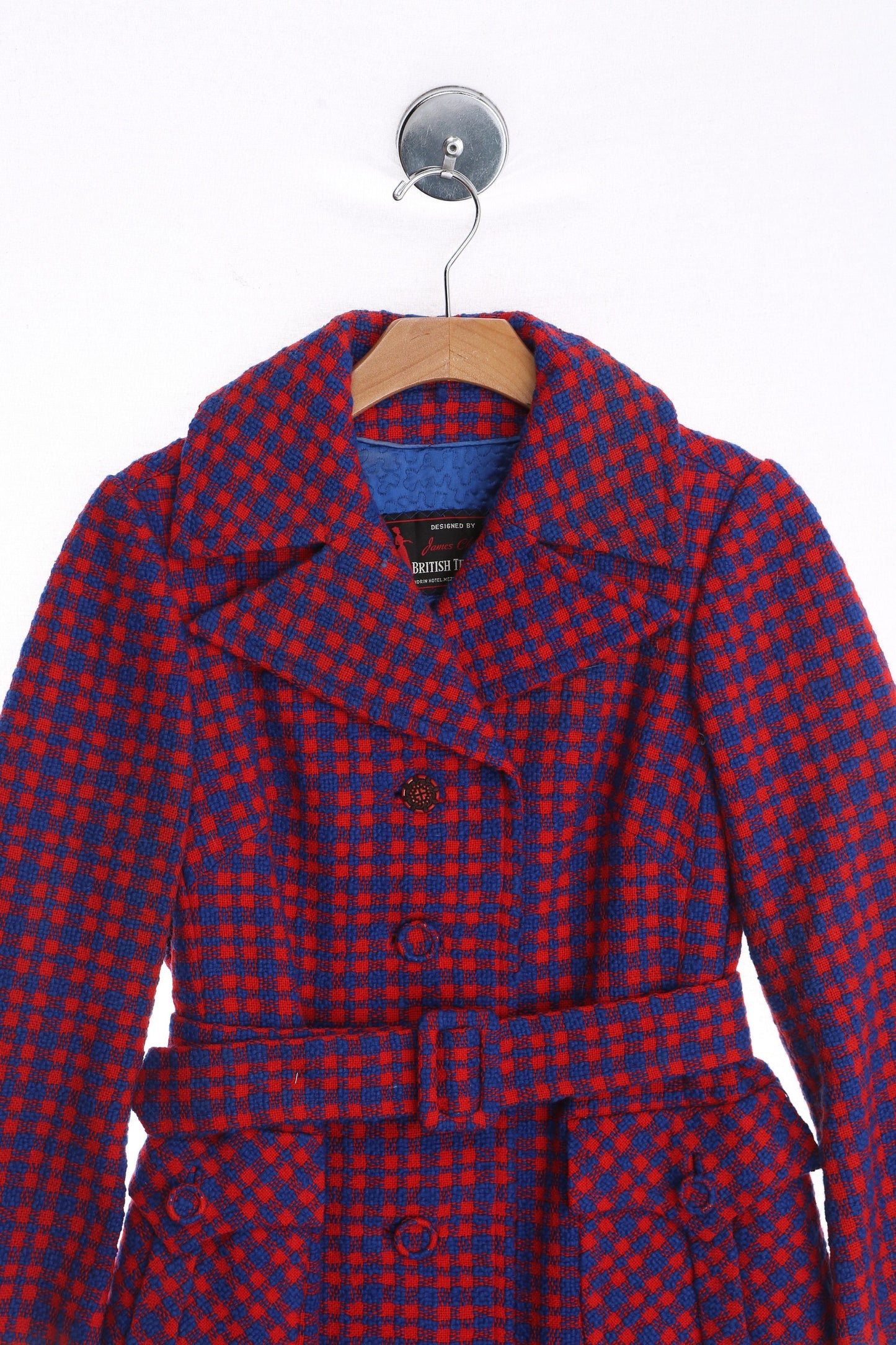 Vintage Women's Winter Plaid Coat by James Chen