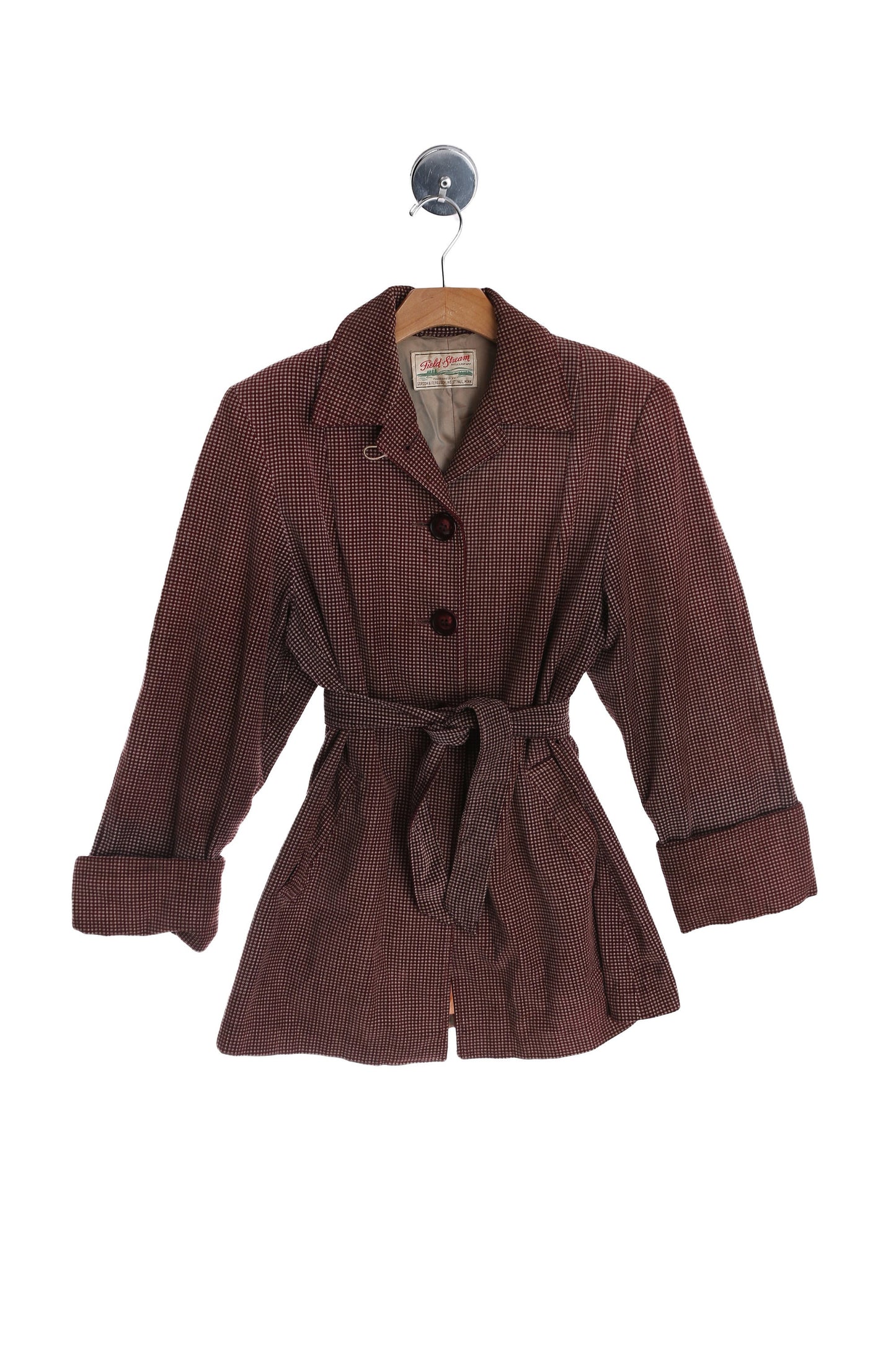 Vintage 1940's Women Casual Plaid Jacket by Field Stream