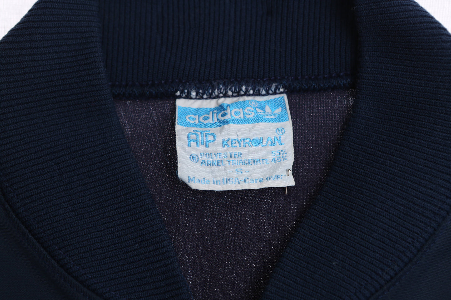 Vintage Adidas Blue Sleeve Striped Jogging Top