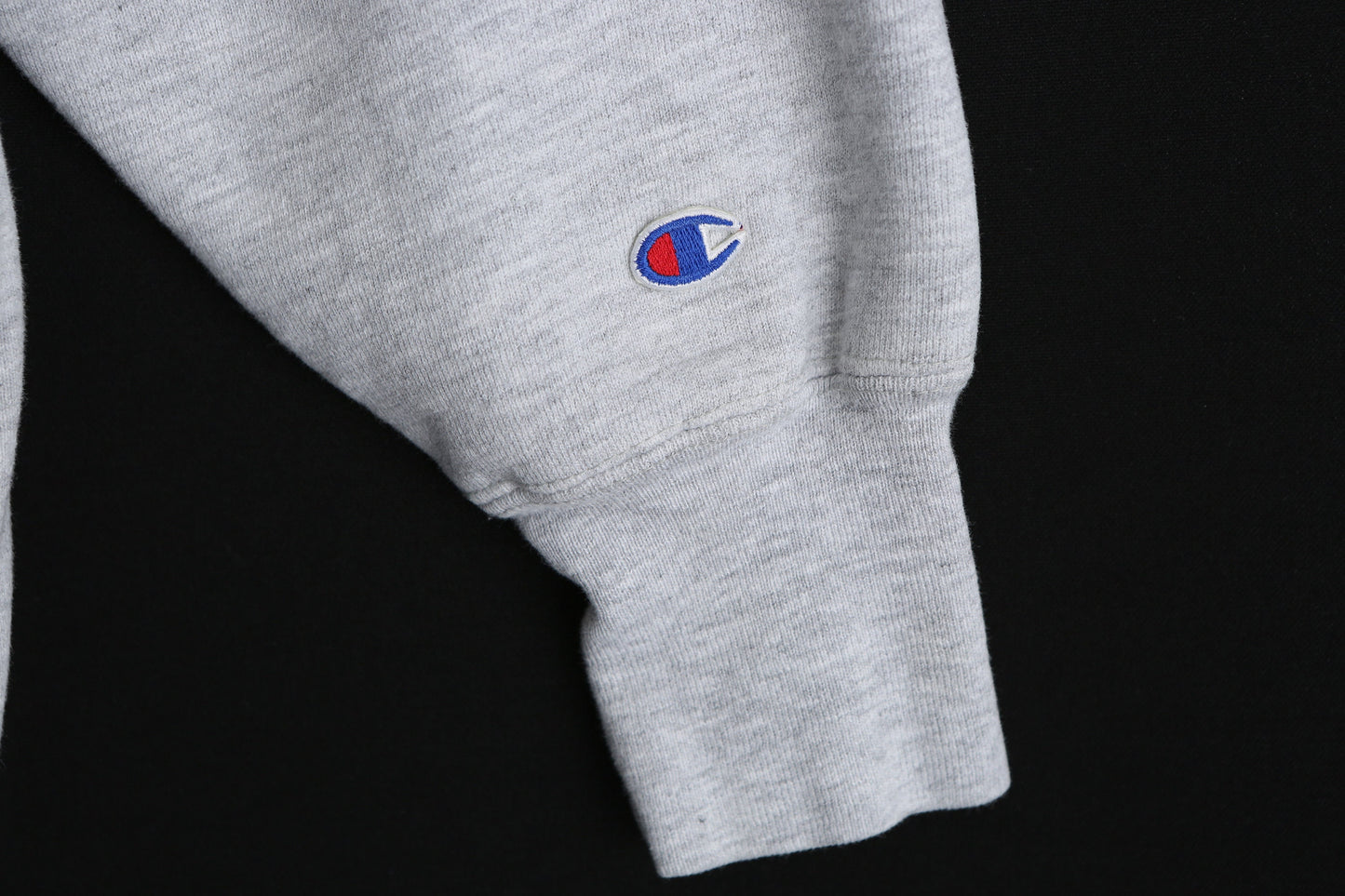 Vintage Champion Gray Crew Neck Sweatshirt with CWRU School of Medicine Blue Print