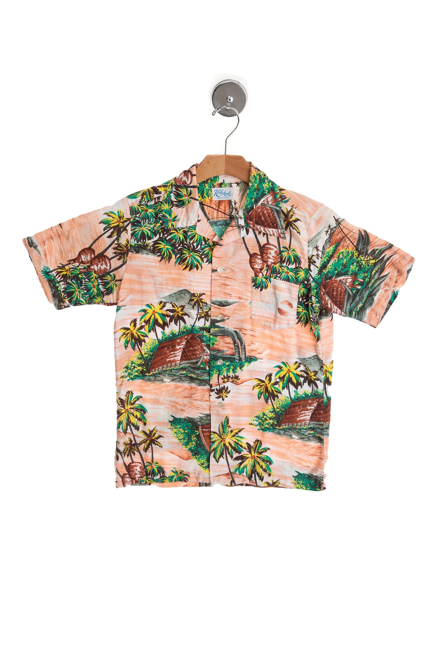 Vintage Hawaiian Shirt by Kole kole - Made in Hawaii - Era 1960s - 1970s