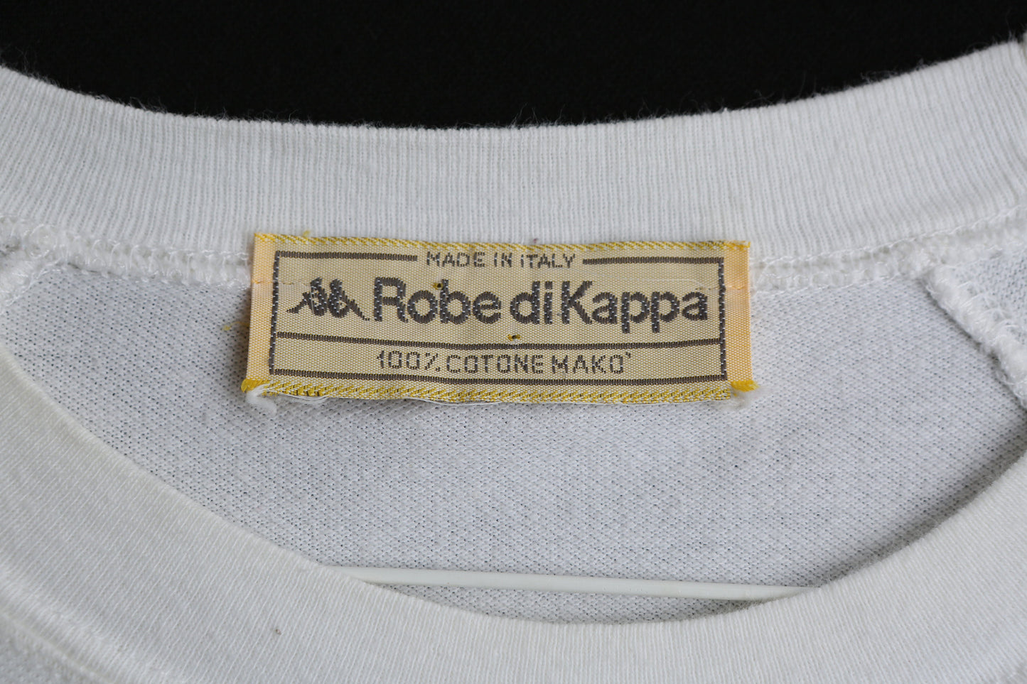 Robe Di Kappa Vintage White Sweatshirt - Made in Italy