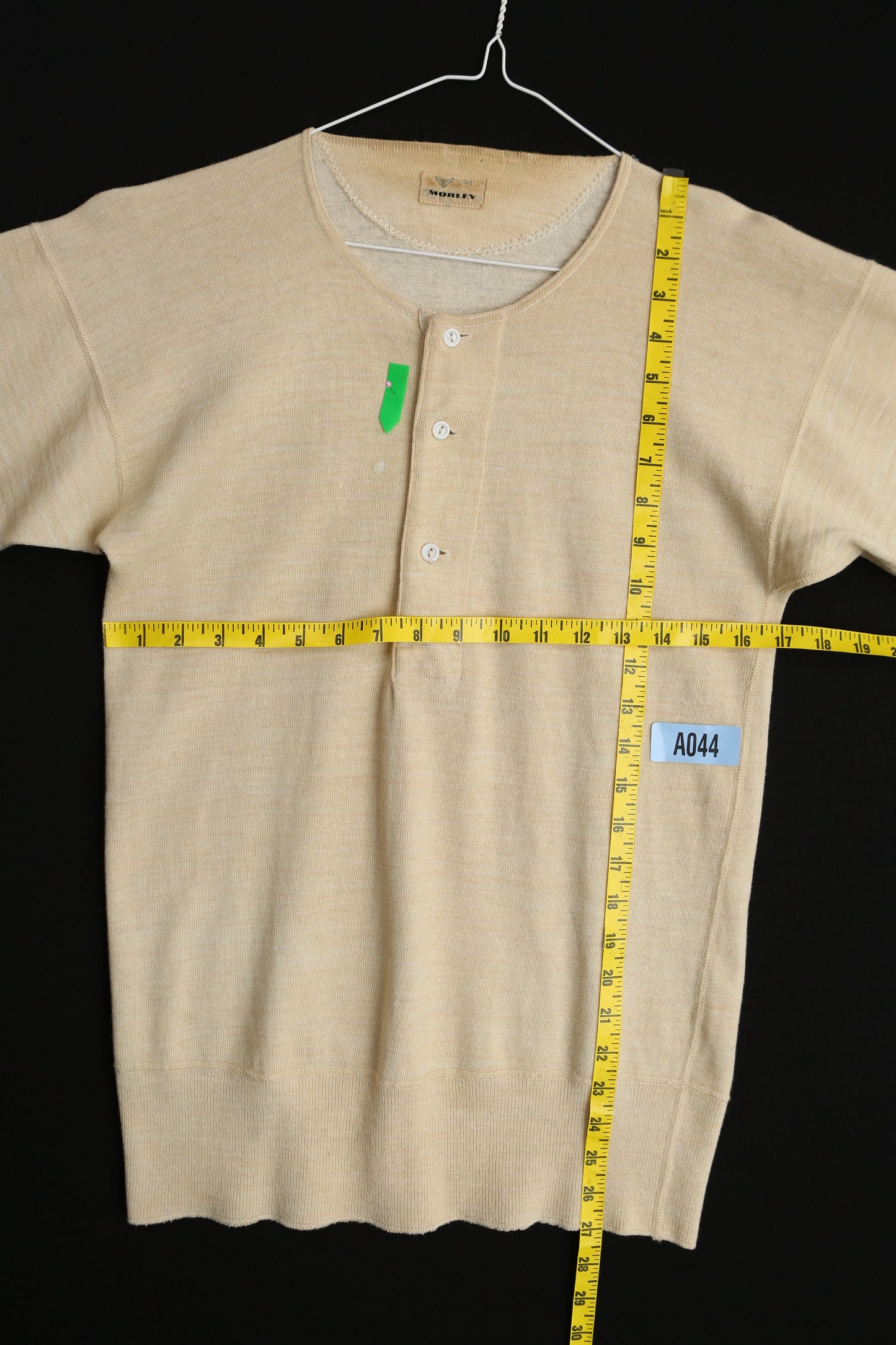 Vintage Men Thermal Shirt by Morley - Era 1960's - 1970's