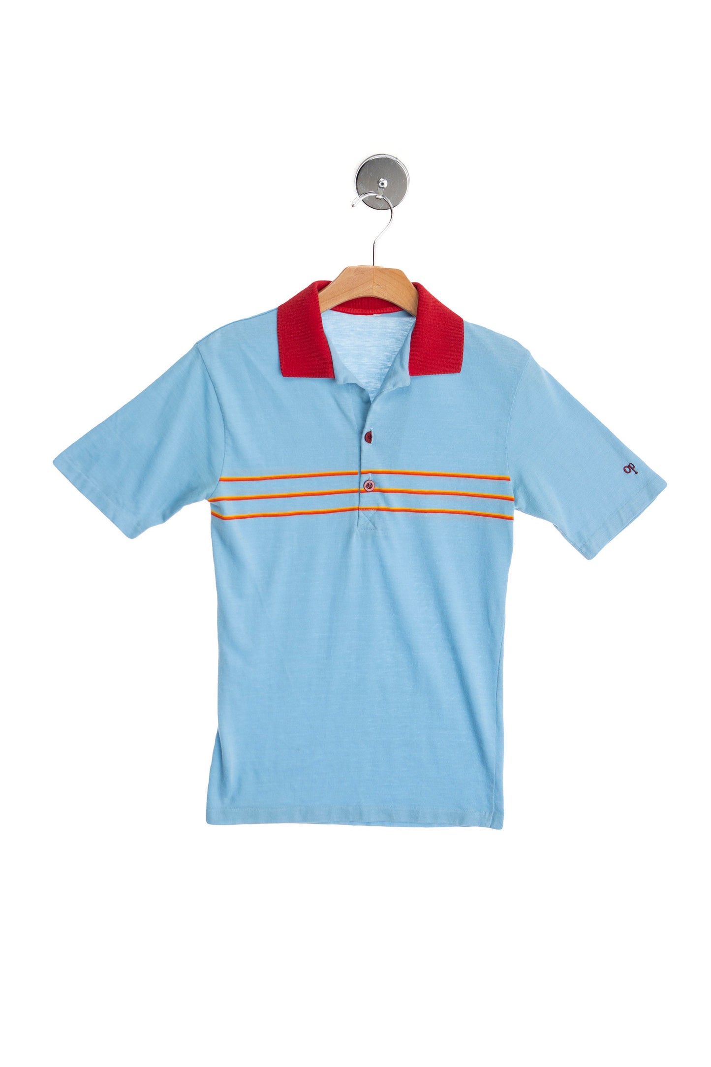 Vintage Op Striped Polo Shirt
