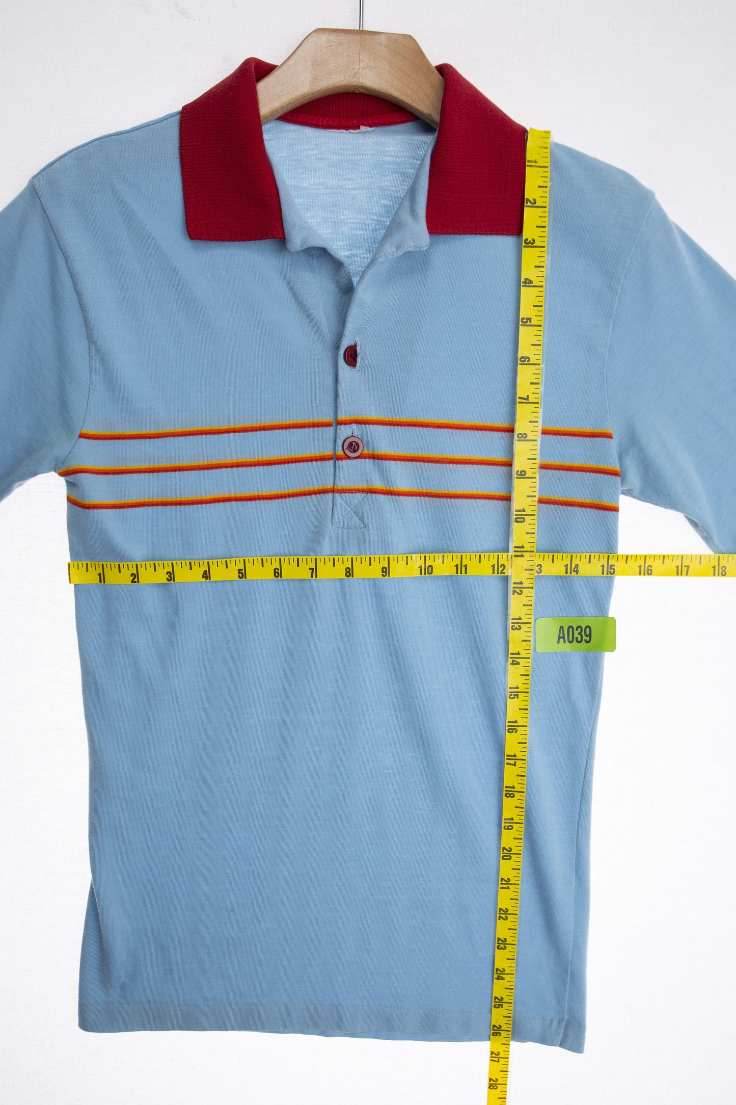 Vintage Op Striped Polo Shirt