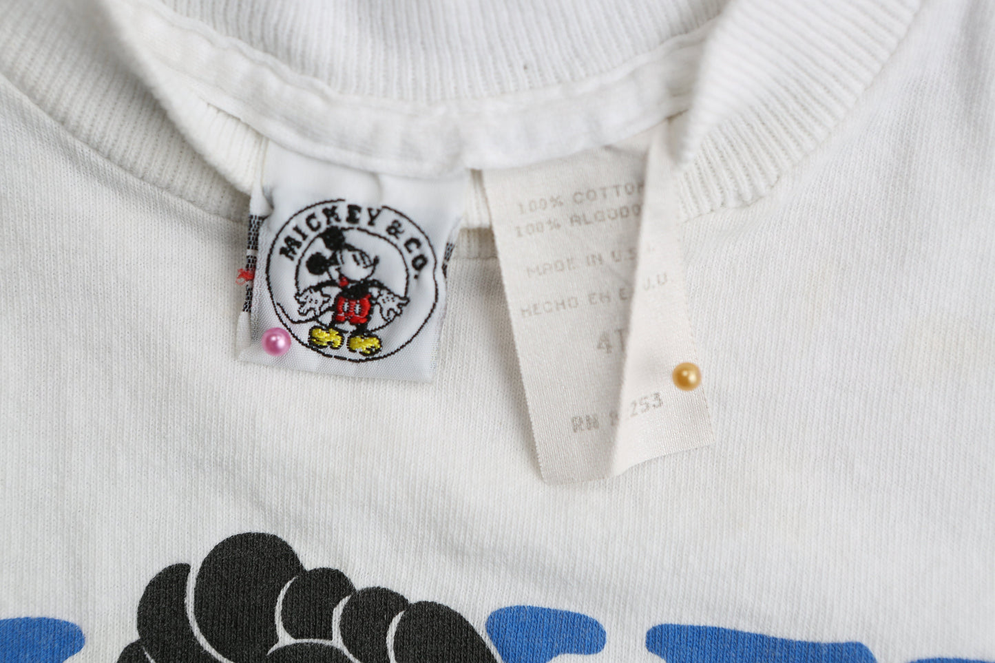 Vintage Mickey Mouse Diving Kids Graphic T-shirt