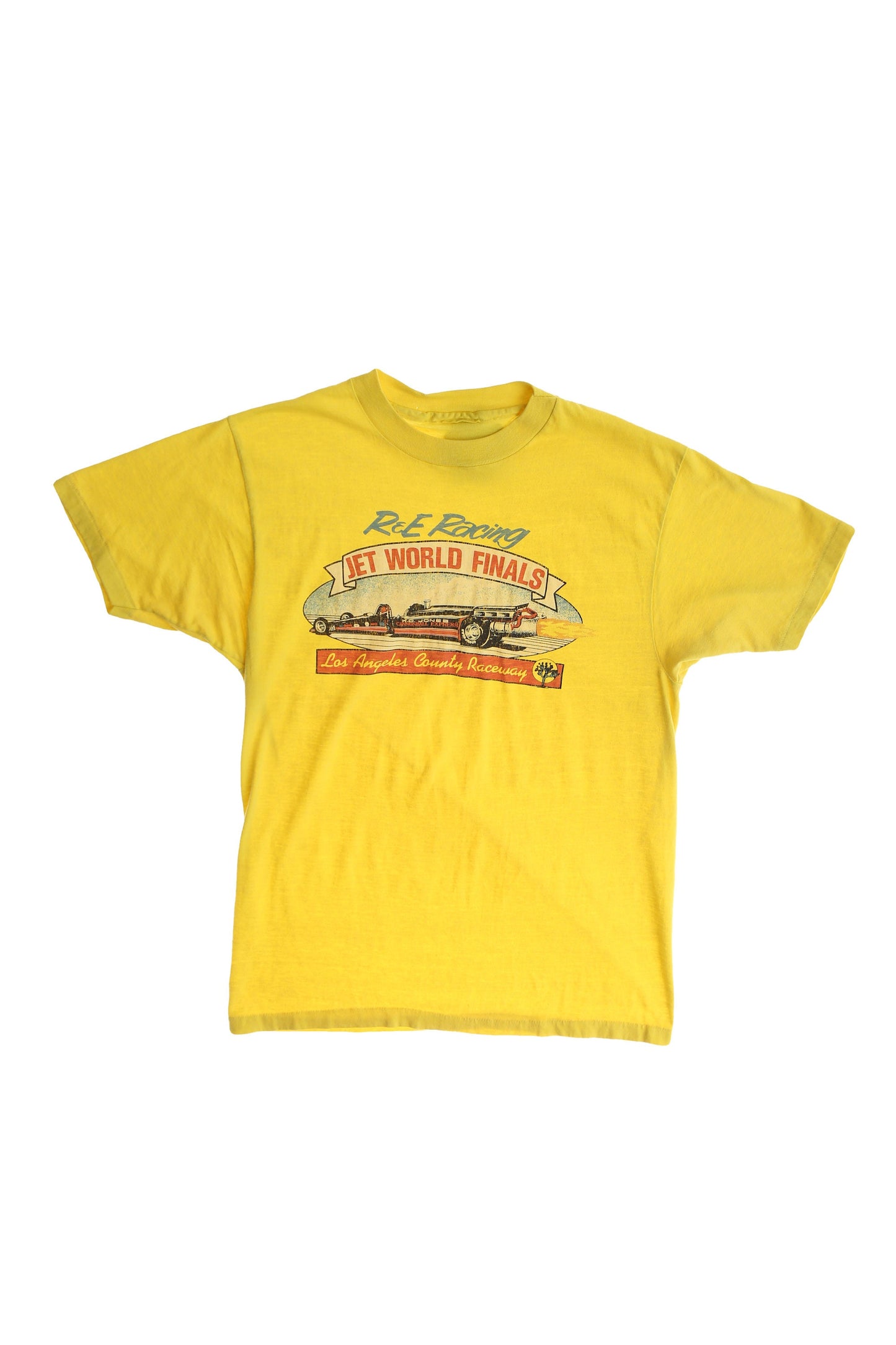 Jet World Finals Vintage Yellow Graphic T-shirt
