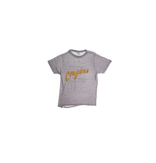 Vintage Champion T-shirt - Taft Cougars College Print