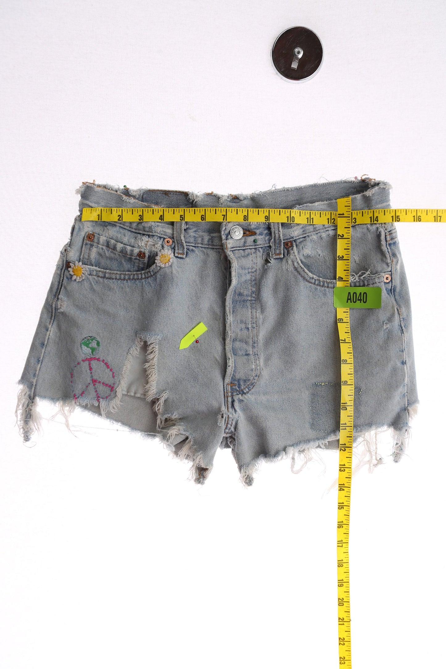 Vintage 501 Levi's Distressed Denim Cut Off Shorts