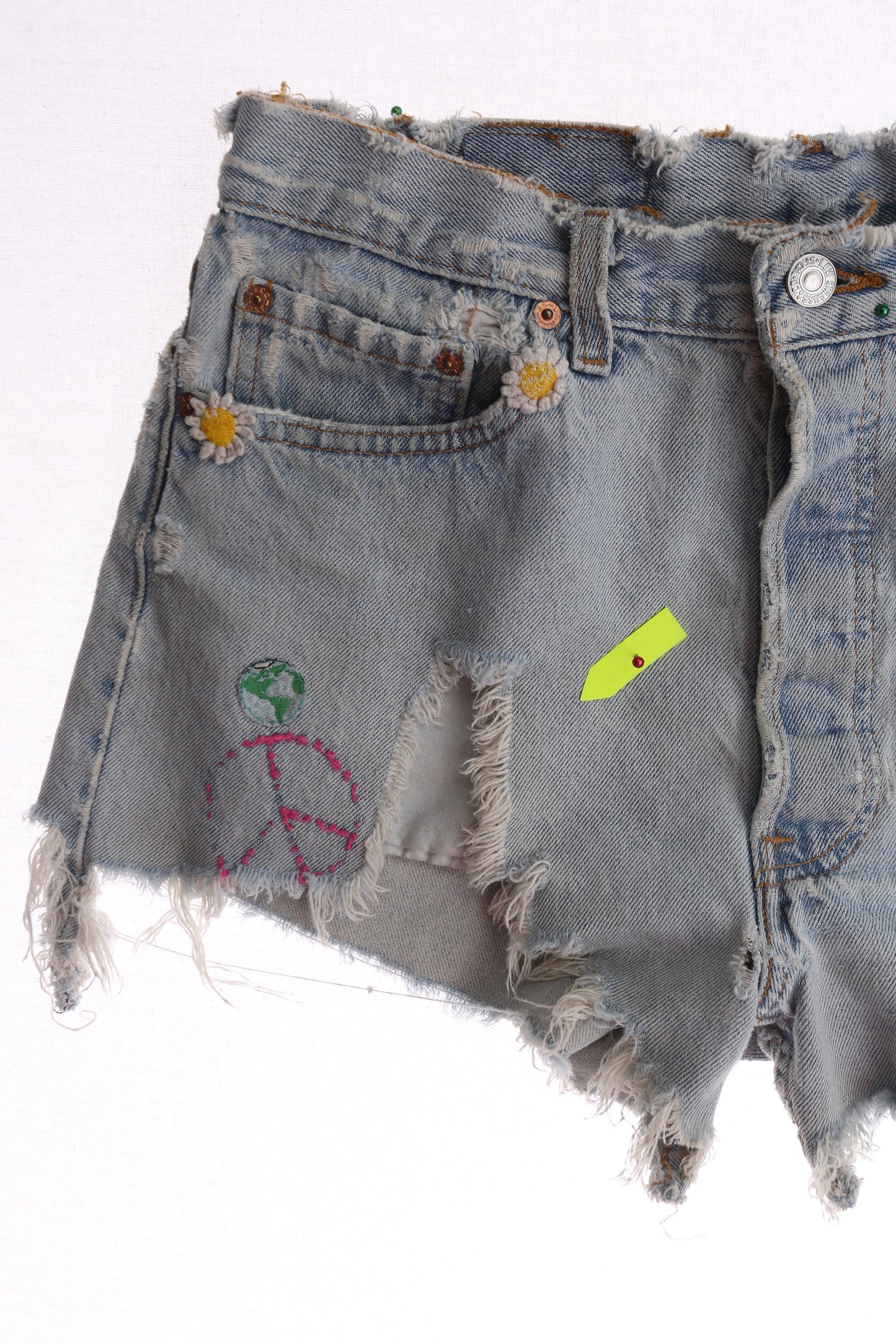 Vintage 501 Levi's Distressed Denim Cut Off Shorts