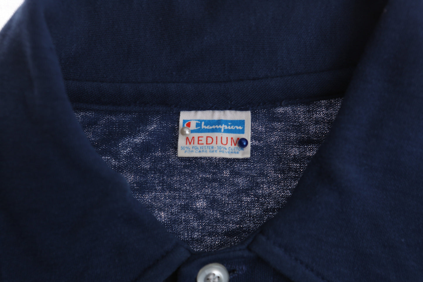 Vintage Champion Blue Polo Shirt