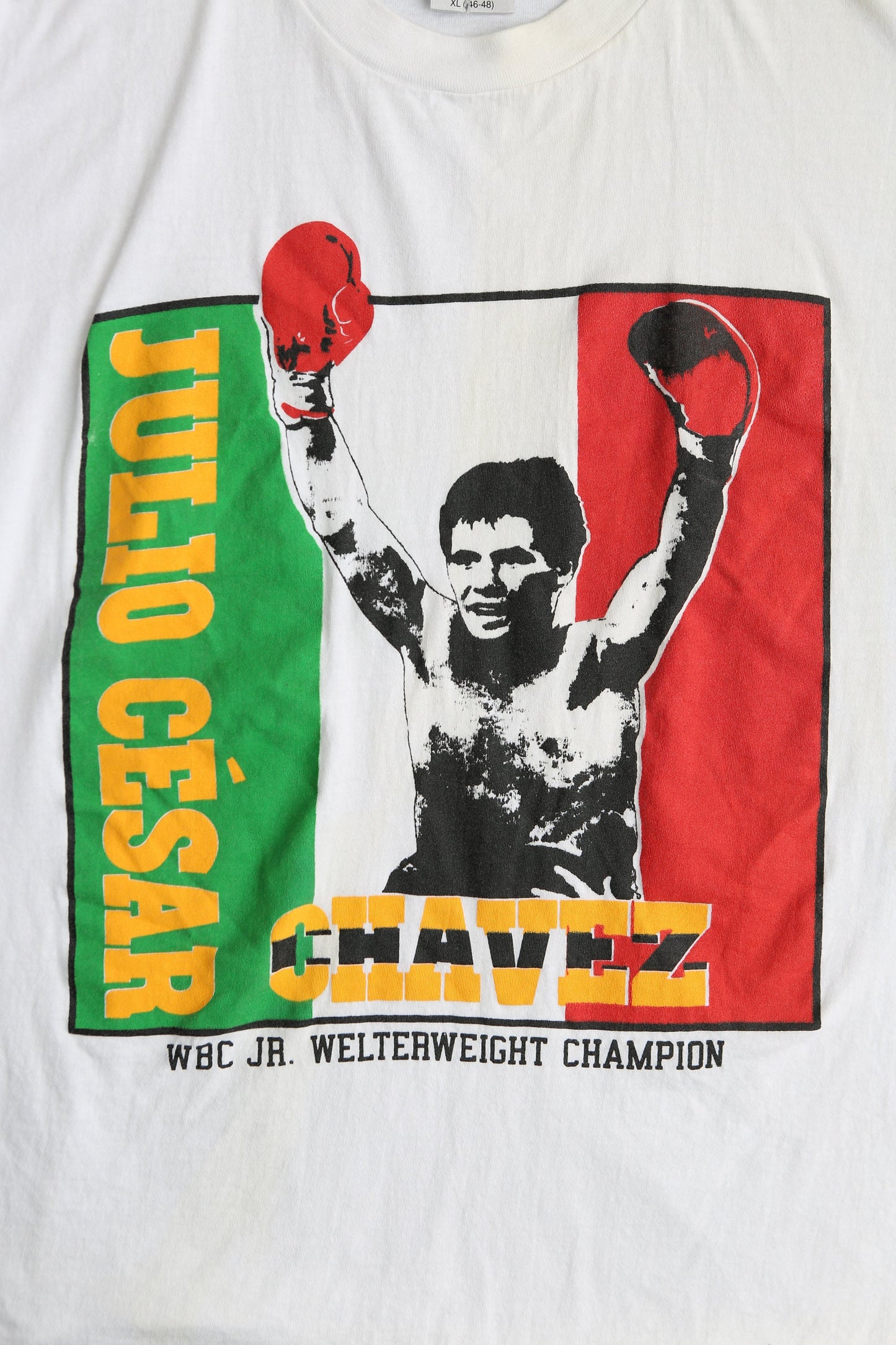 Vintage Julio Cesar Chavez Boxing Graphic T-shirt - WBC Jr. Welterweight Champion